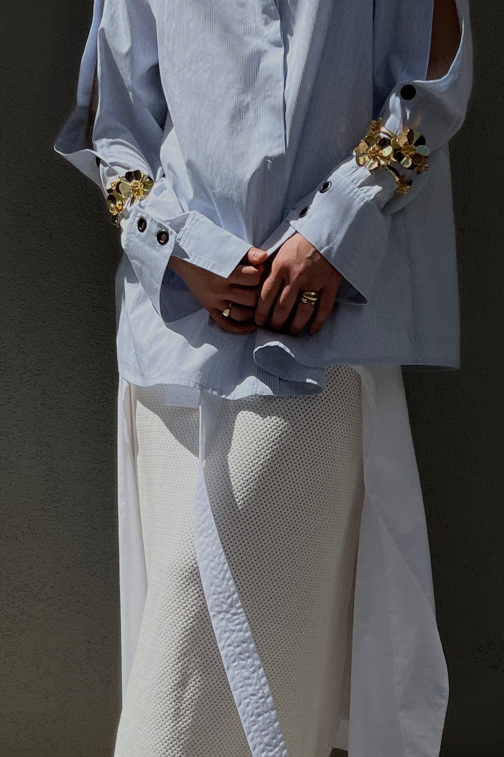 Coven - Camisa Manga Longa Azul Claro