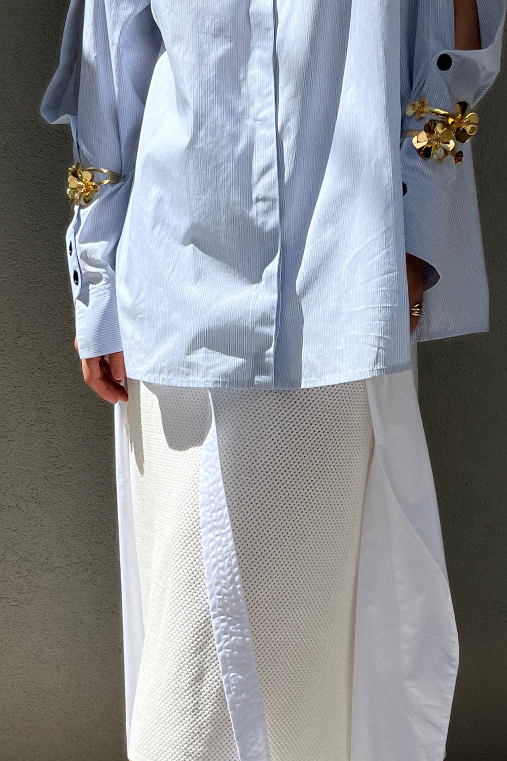 Coven - Camisa Manga Longa Azul Claro