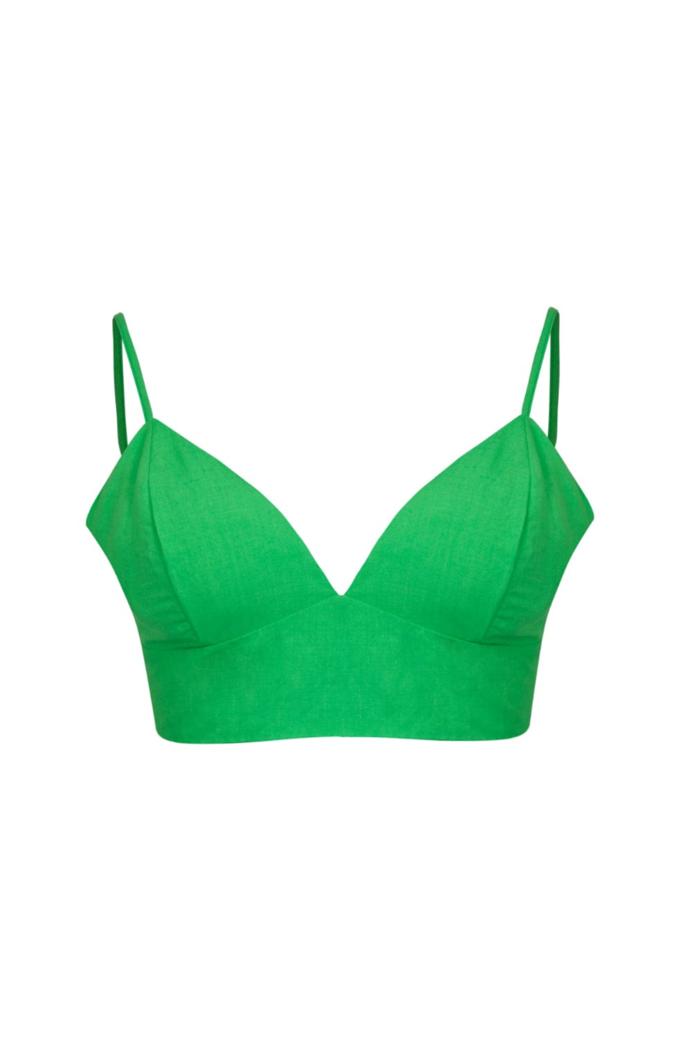 L'Cecci - Top Estruturado Viscolinho Verde