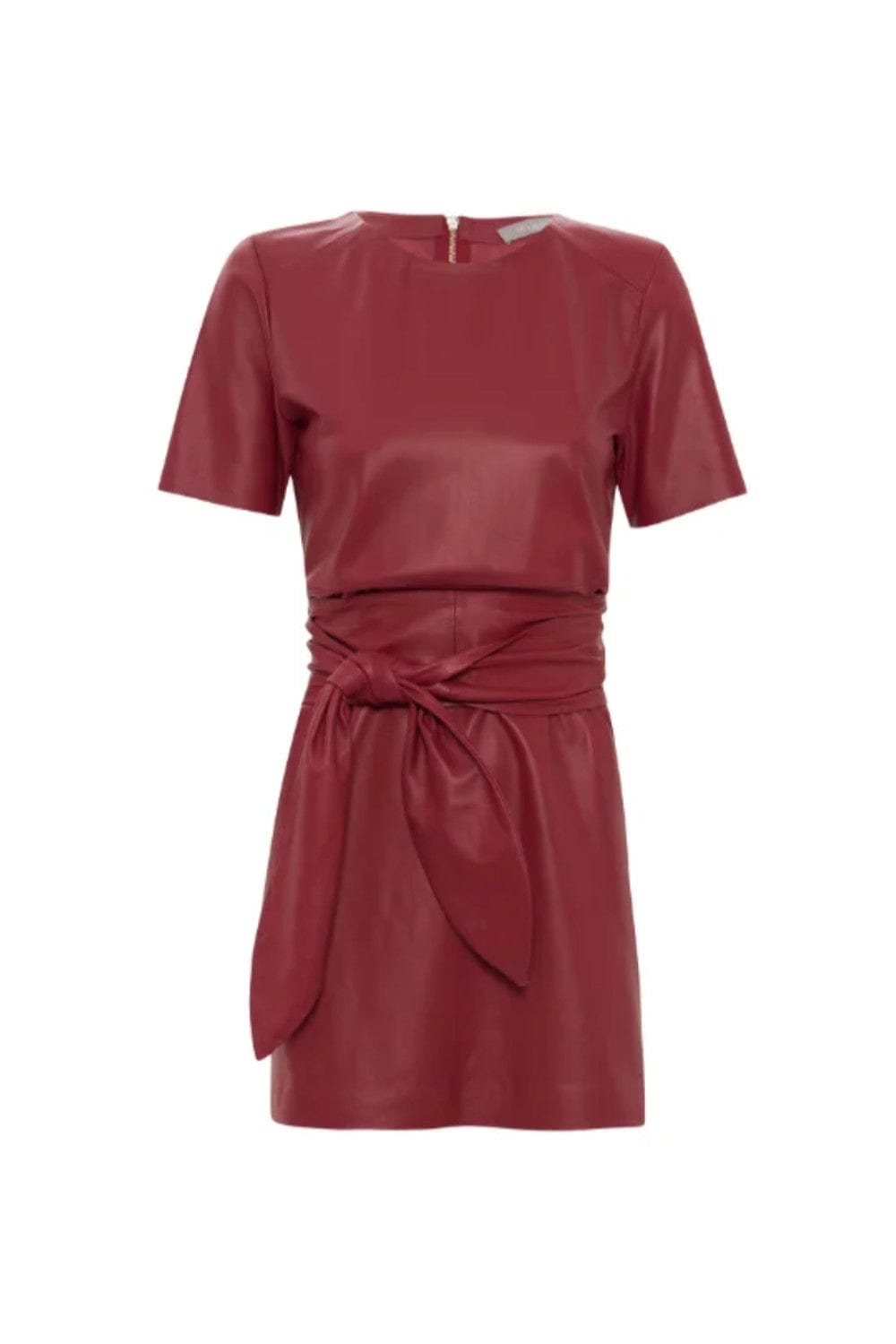 M Leal - Vestido Curto T-Shirt Vermelho