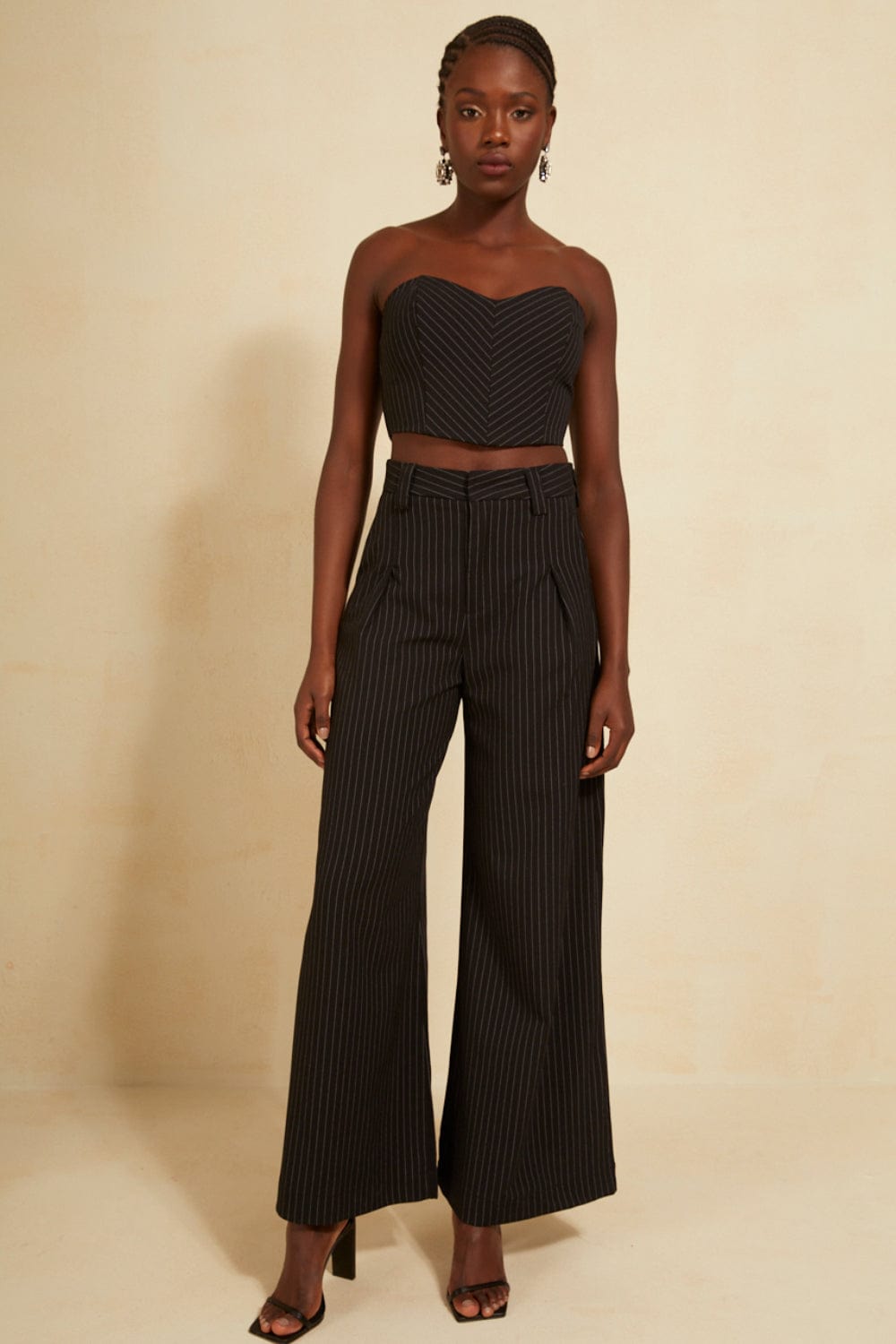 L'Cecci - Top Strapless Risca de Giz