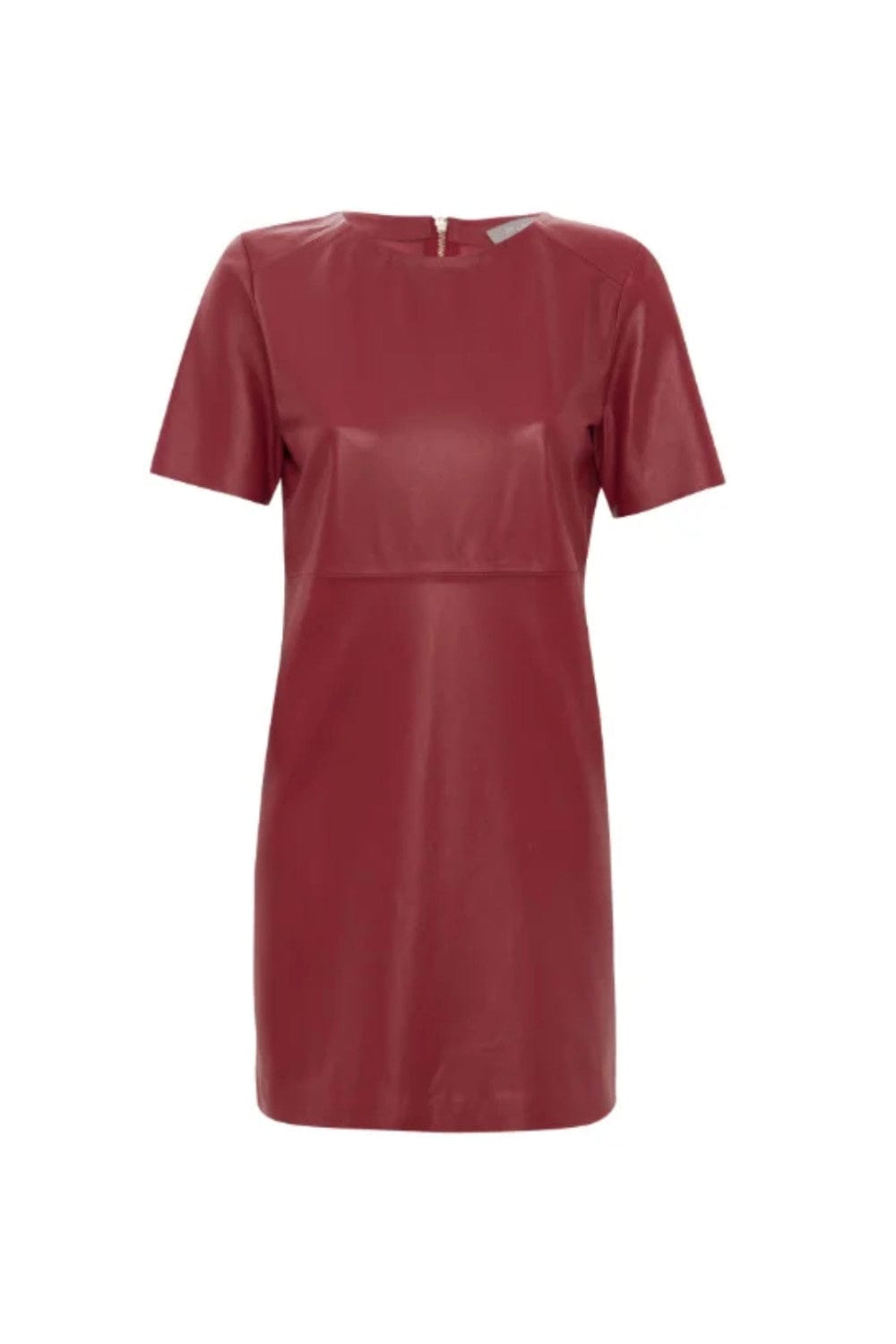 M Leal - Vestido Curto T-Shirt Vermelho