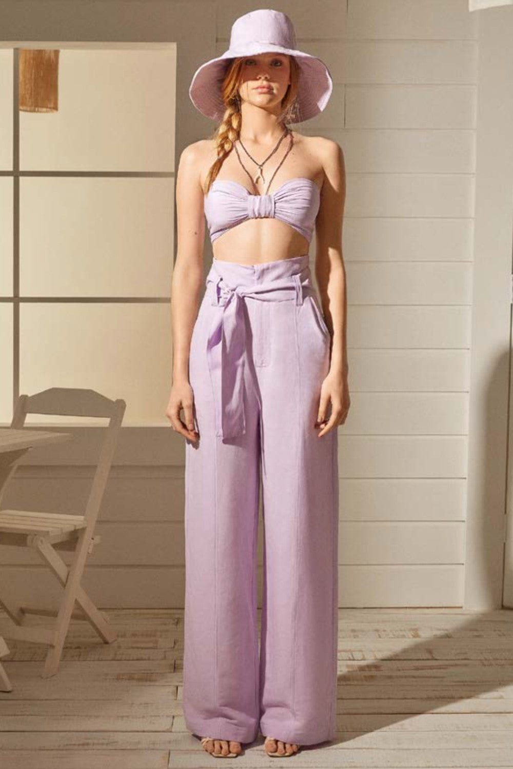 L'Cecci - Top Viscolinho Au Revoir Lílas