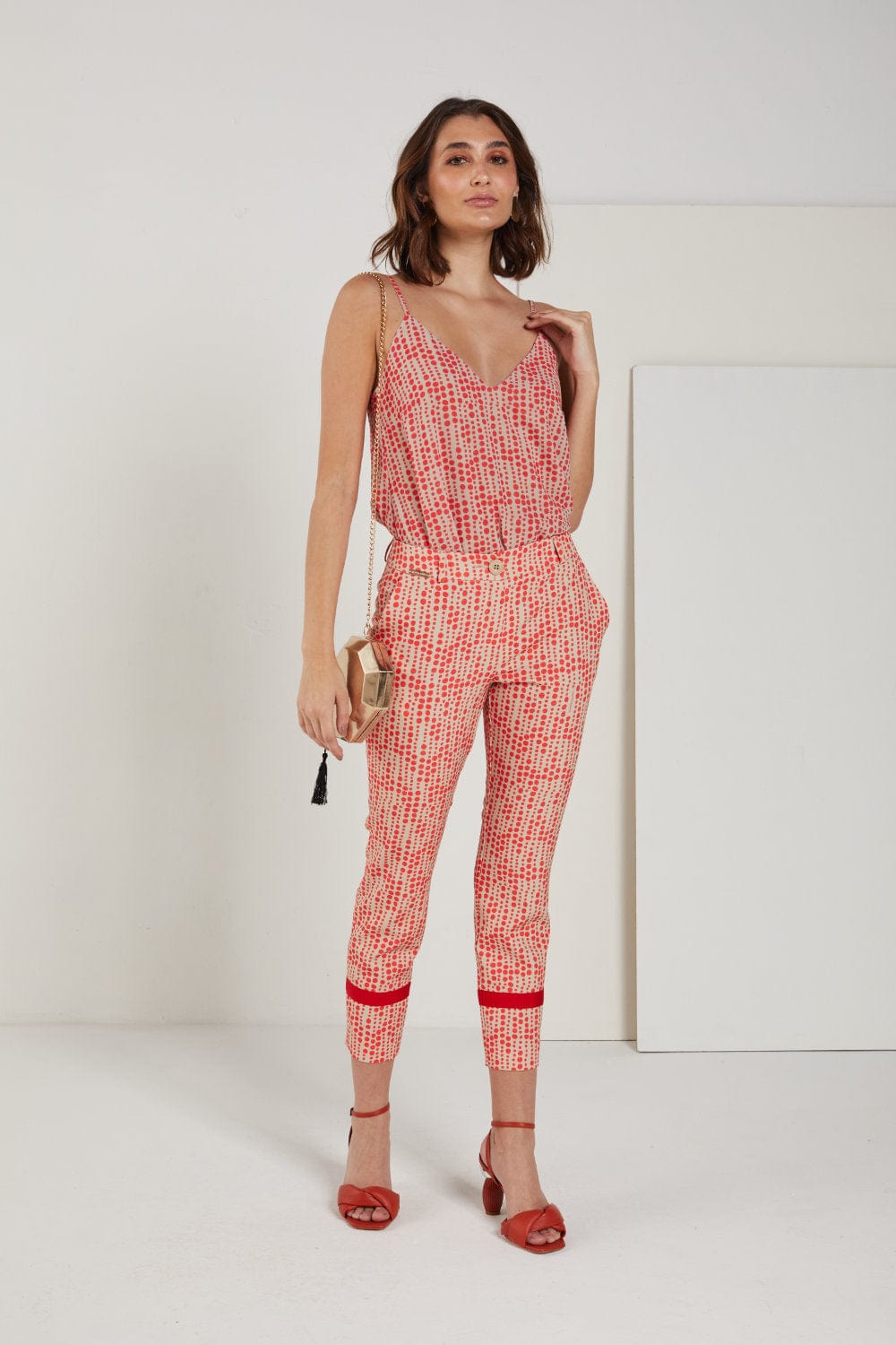 Cristina Barros - Calça Alfaitaria Poá