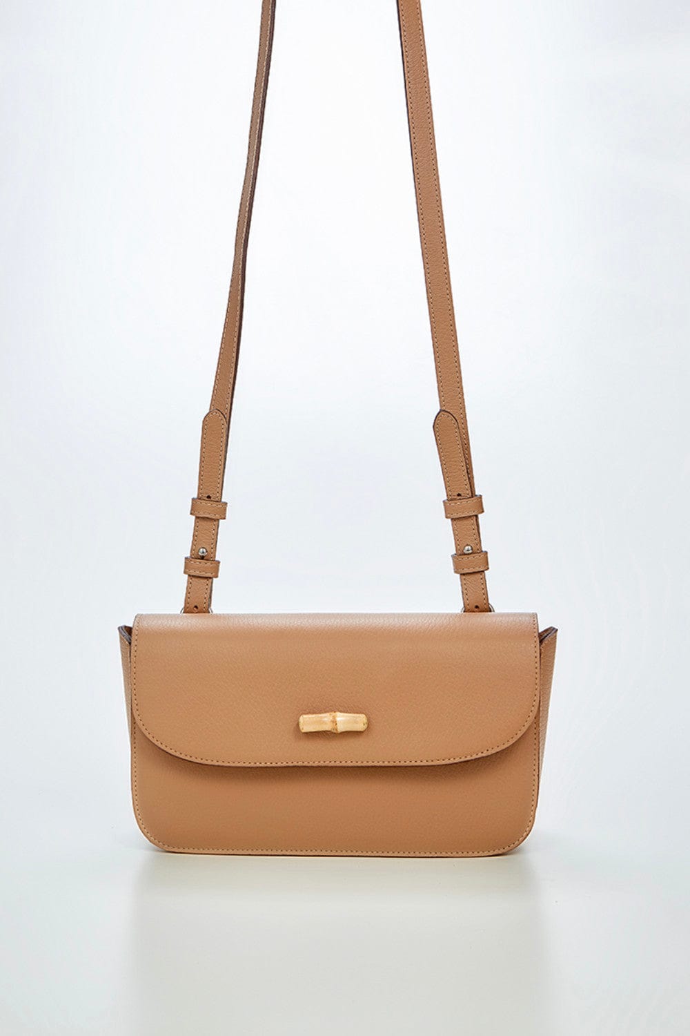 Glorinha Paranaguá - Bolsa Laura Couro Bege Argila