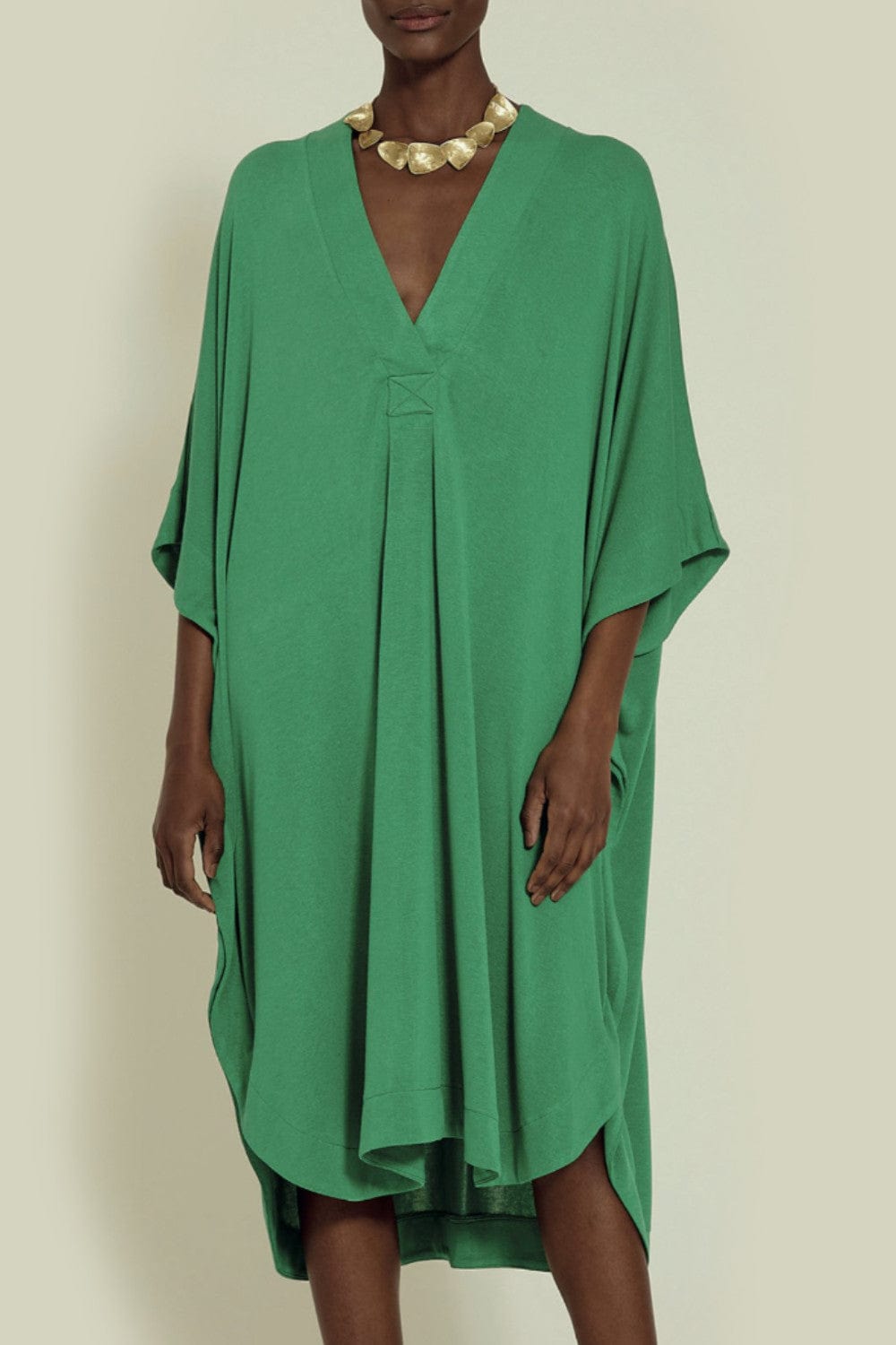 Lenny Niemeyer - Vestido Curto Decote V Verde