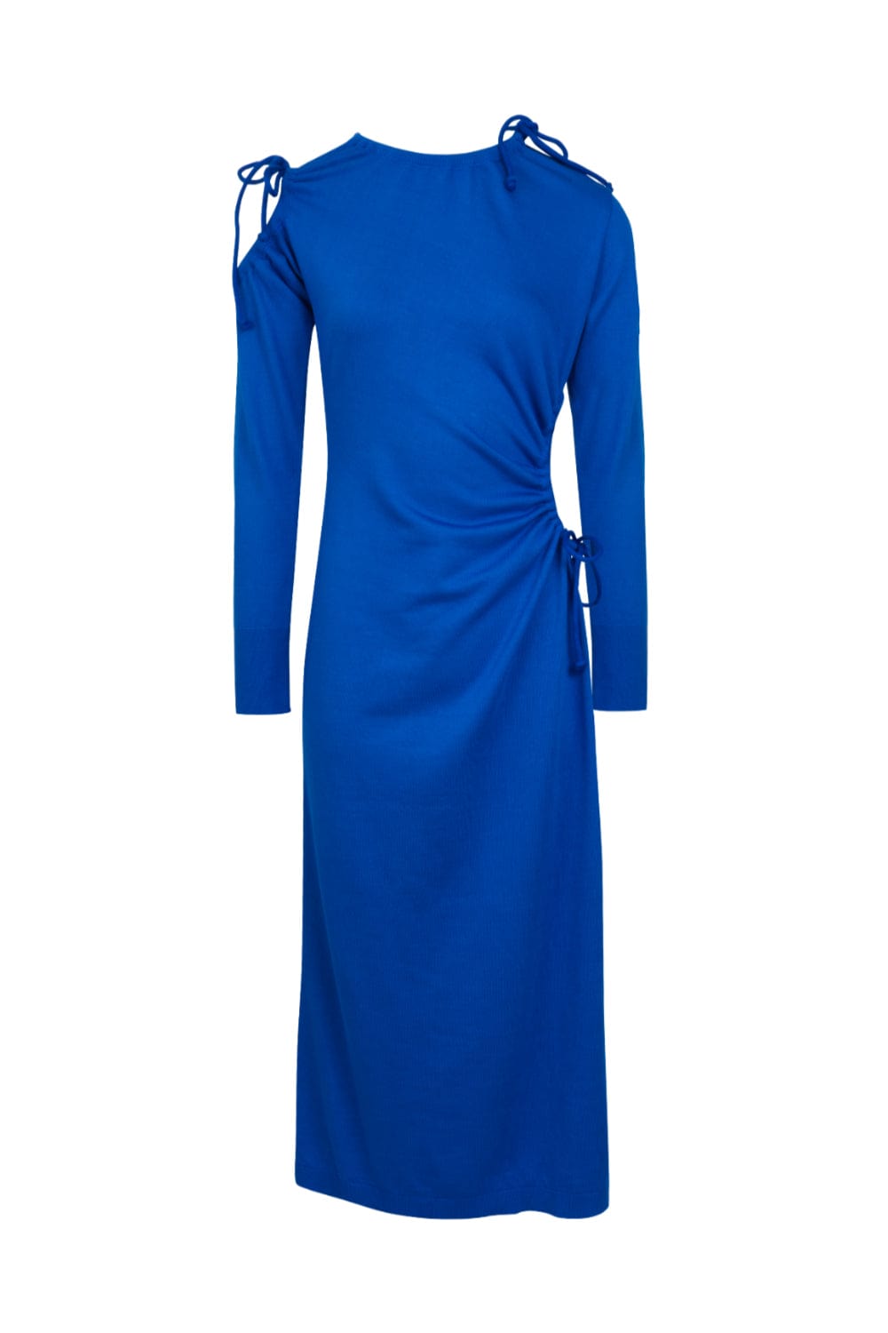 Coven - Vestido Midi Cut Out Azul Royal