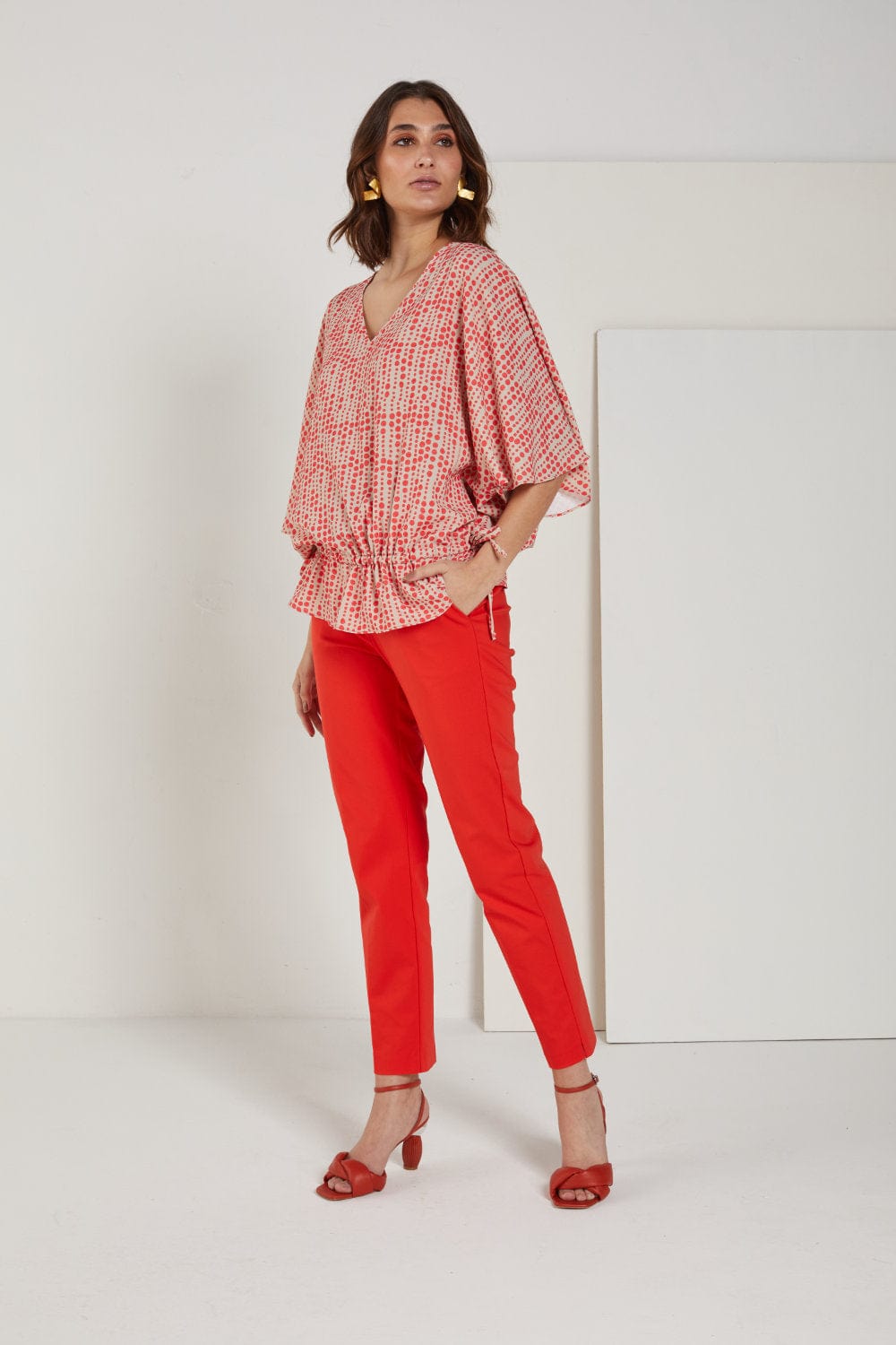 Cristina Barros - Blusa Bata Manga Curta