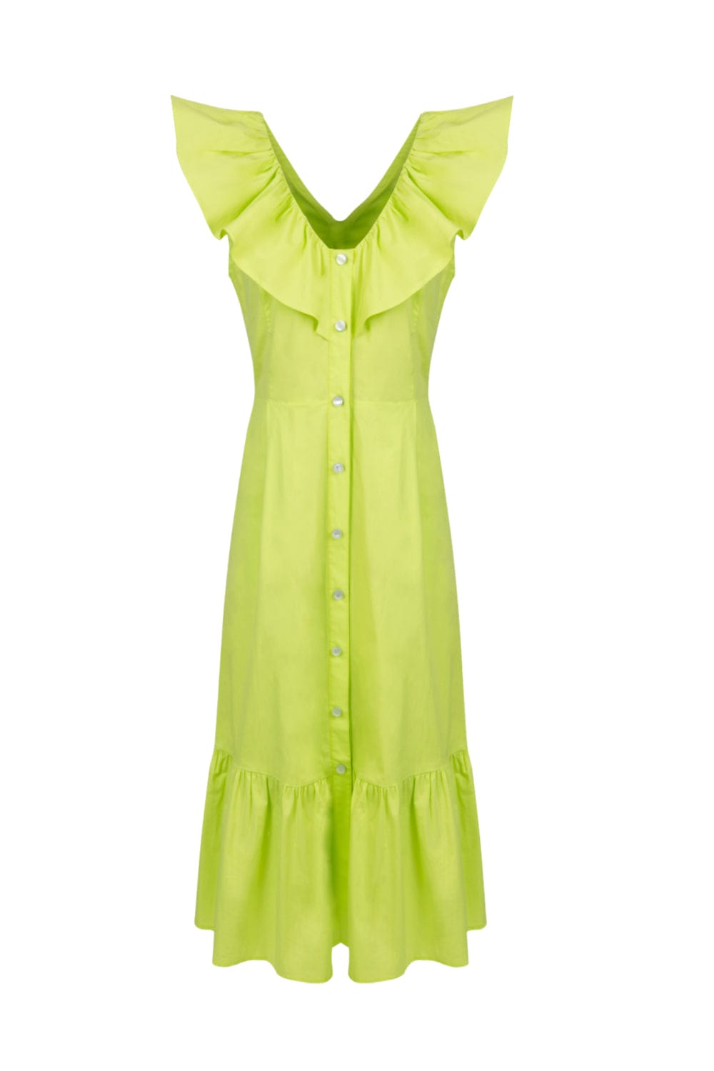 Allma For Us - Vestido Midi Borboleta Lima