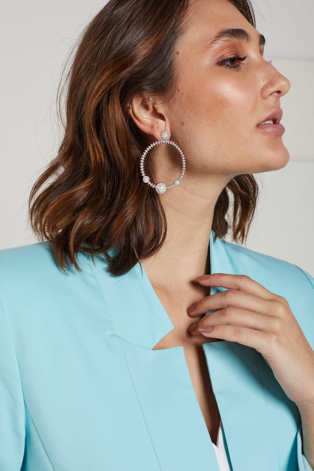 Aulore - Brinco Argola Frontal Renata