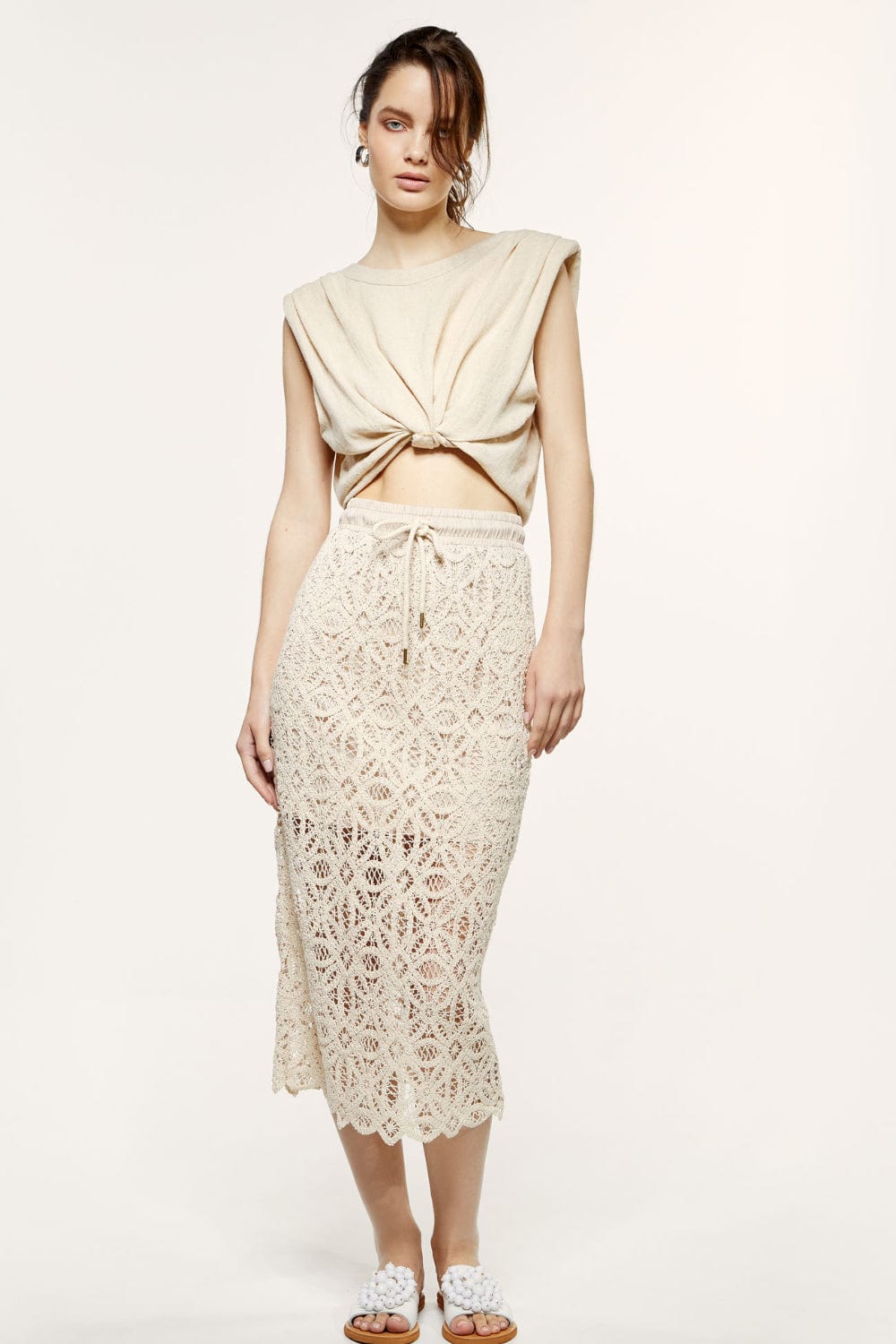 Eight - Blusa sem Manga Linho Muscle Tee