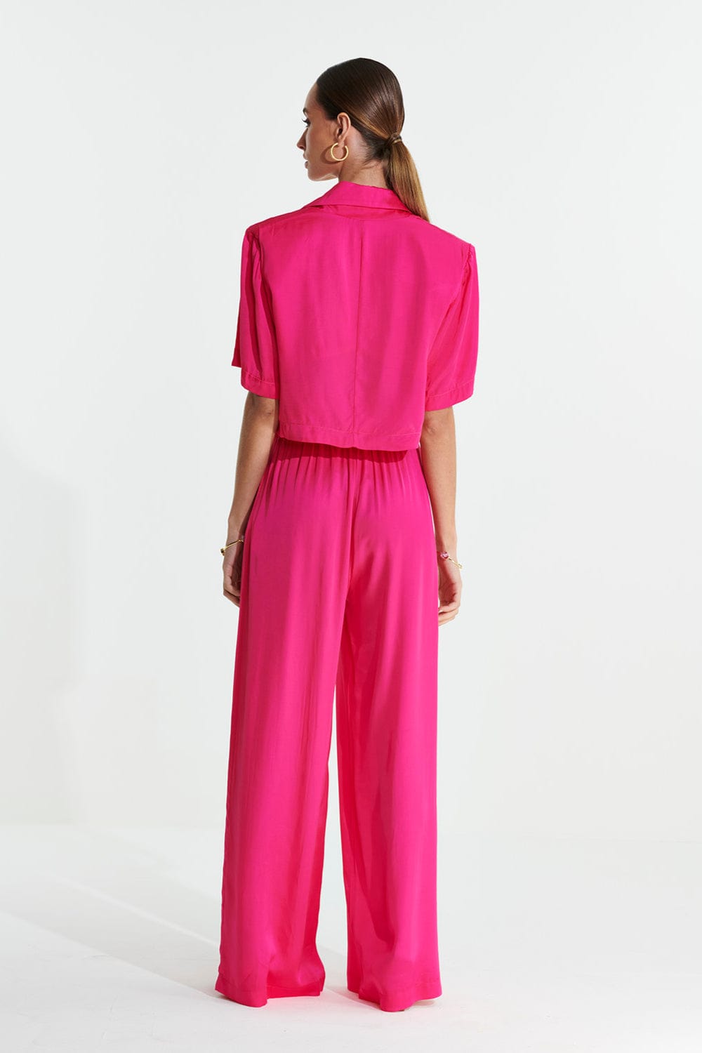 L'Cecci - Calça Pantalona Rosa