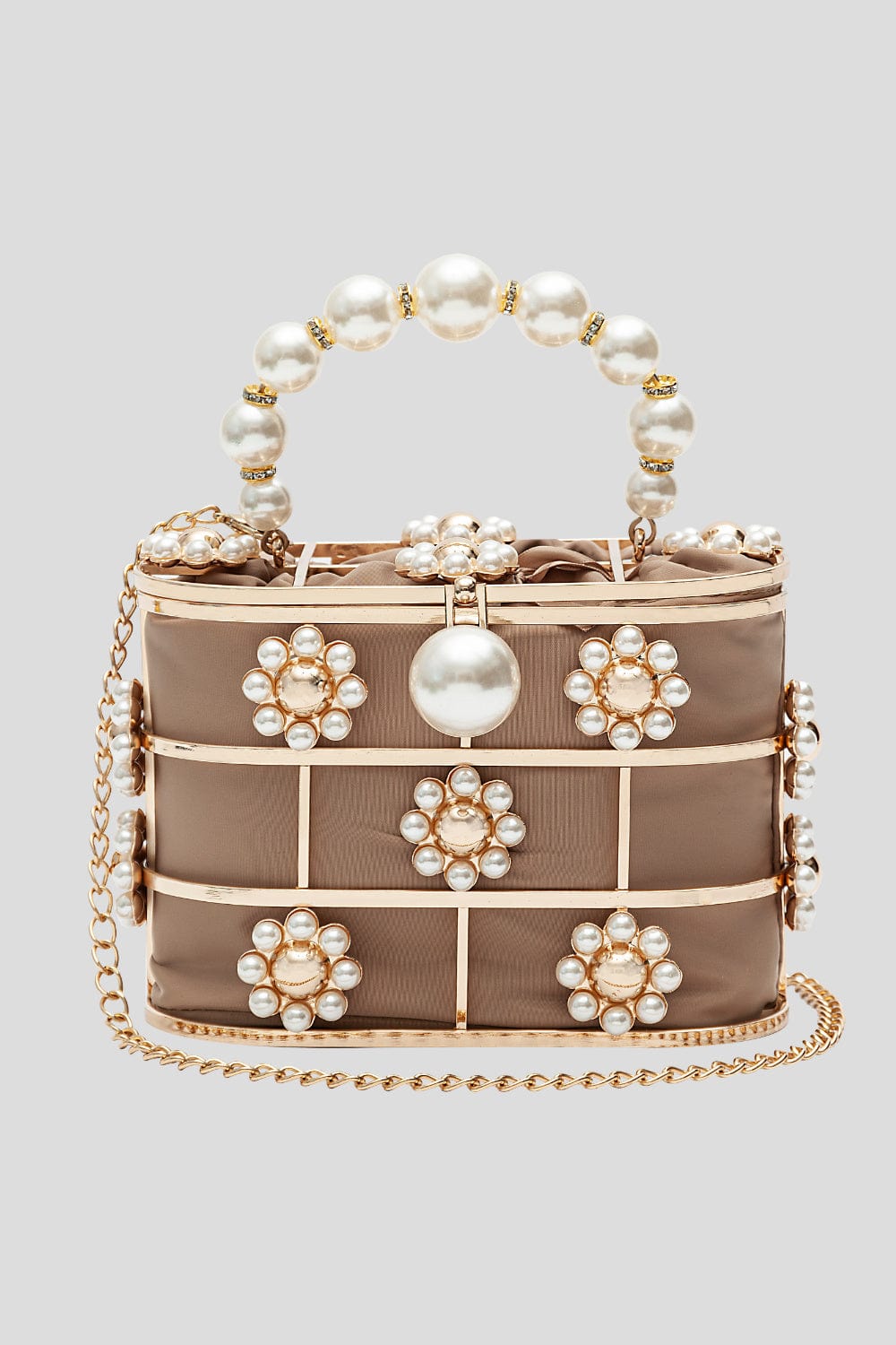 Bolsa Clutch Pérolas Flávia