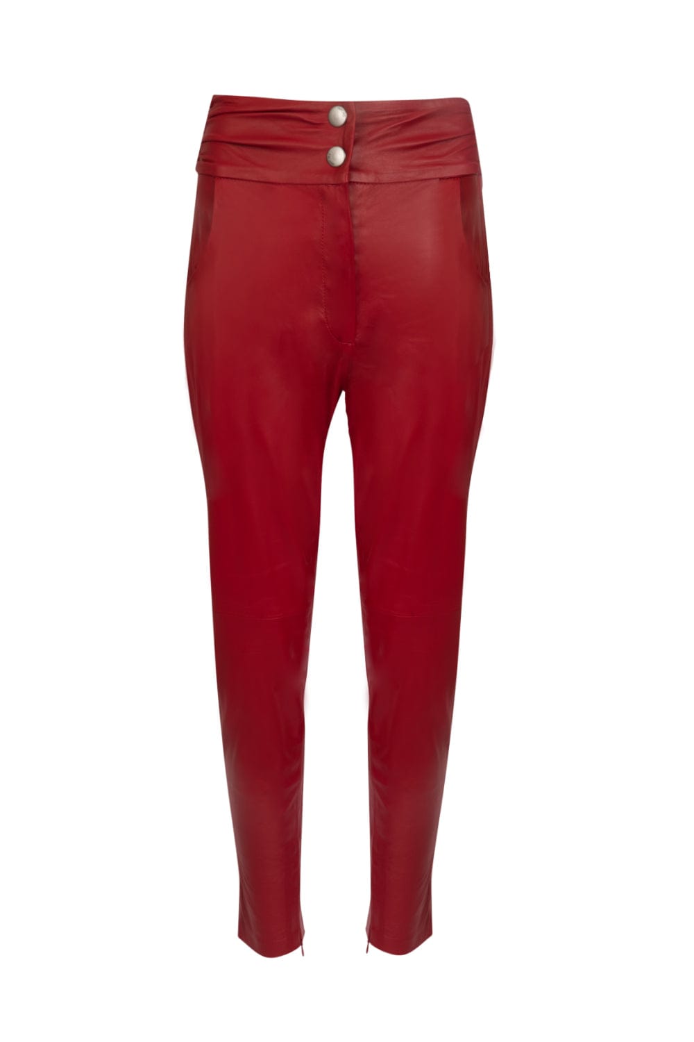 Di Capra - Calça Cós Couro Vermelho