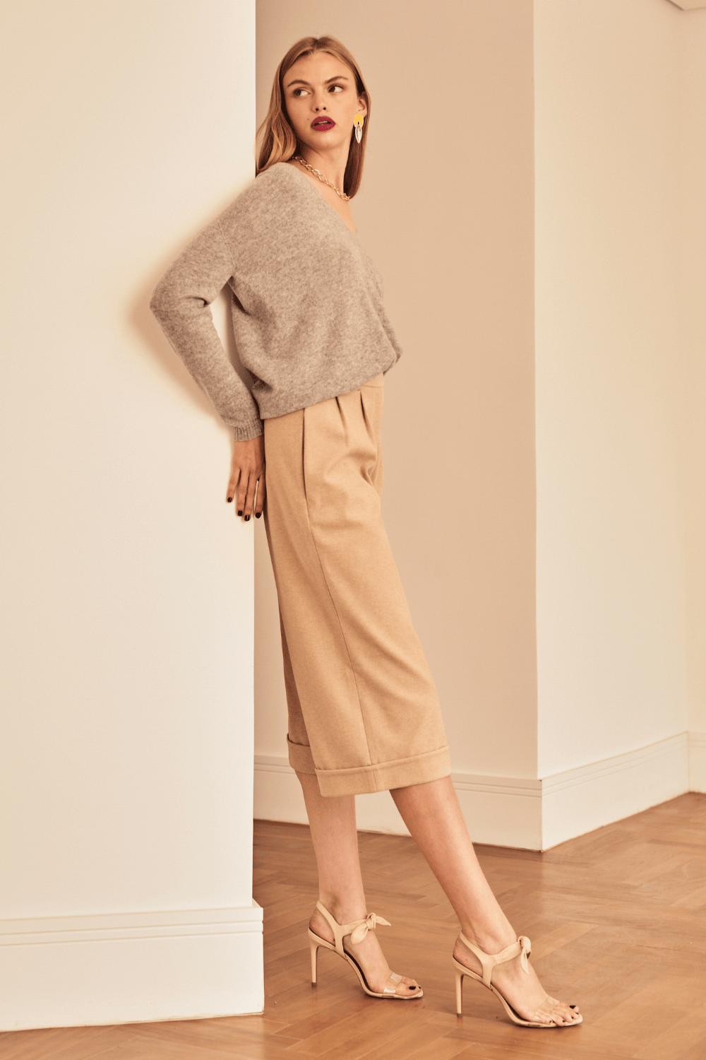 Vicenza - Sandália Vinil Transparente Verde Neon