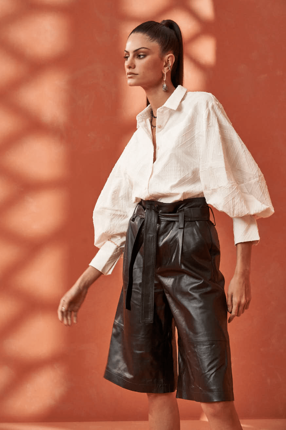 L'Cecci - Camisa Manga Longa Off White