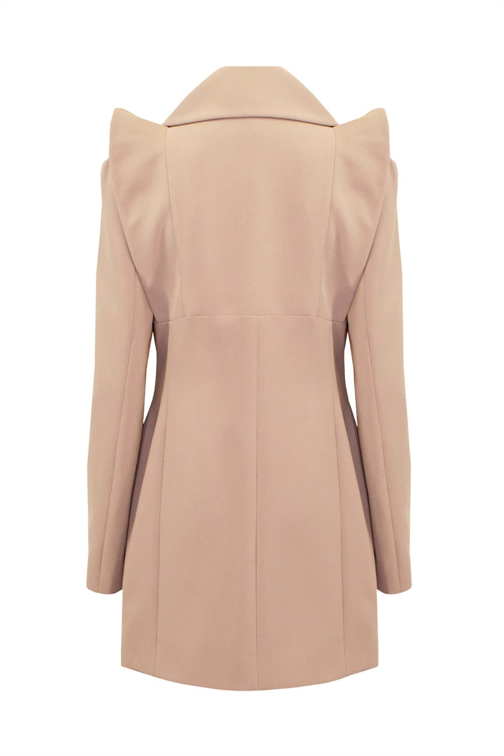 Luis Buchinho - Blazer Alongado com Detalhes Rosa