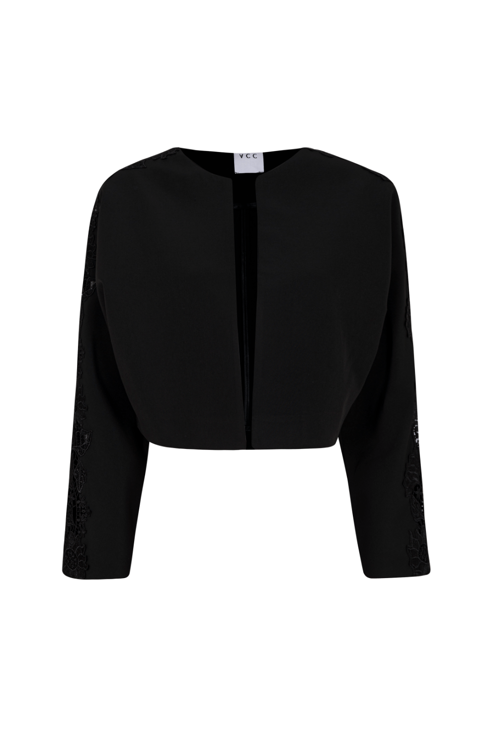 Access - Blazer Cropped com Renda Lateral