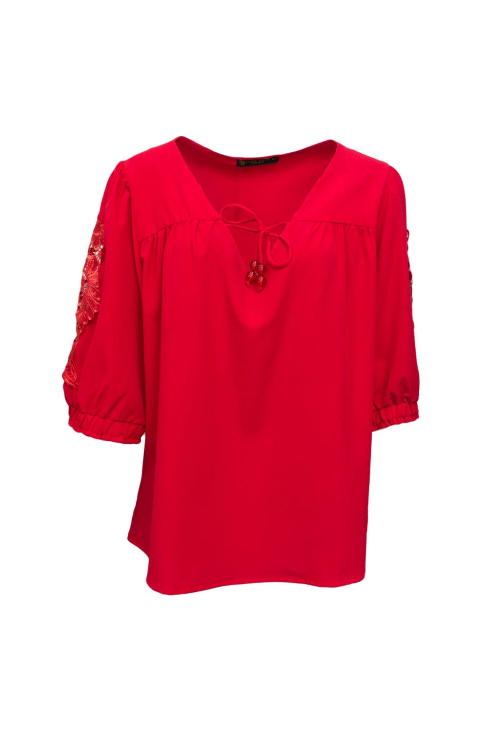 Lana Rosa - Blusa Manga 3/4 Guipir