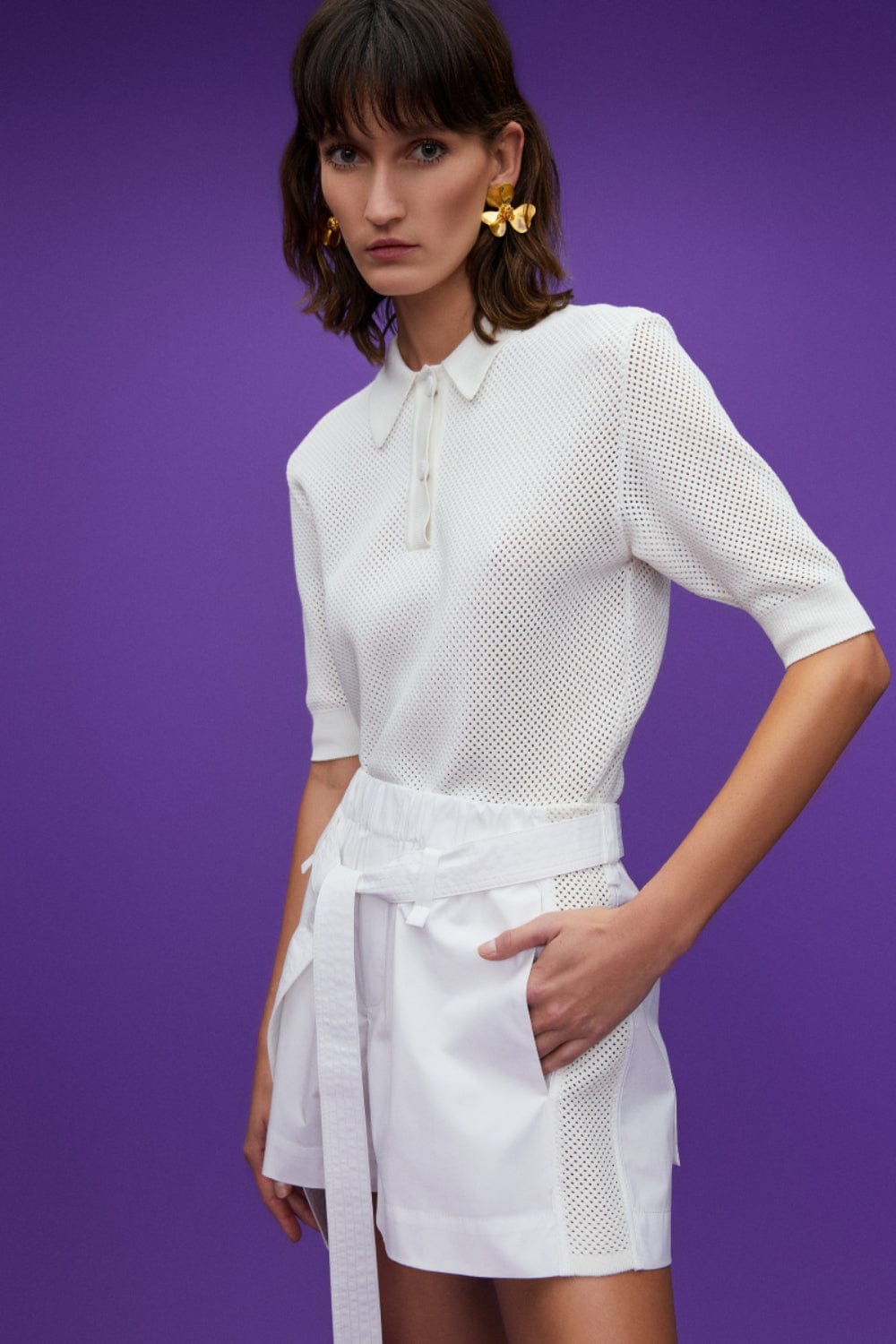 Coven - Shorts Tricot Telado