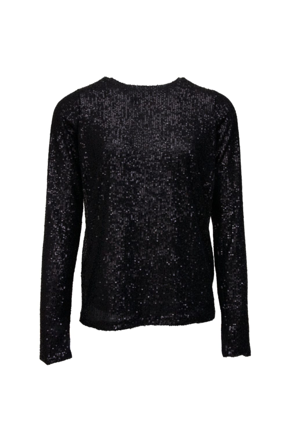 Glória Coelho - Blusa Manga Longa Paetês Preto