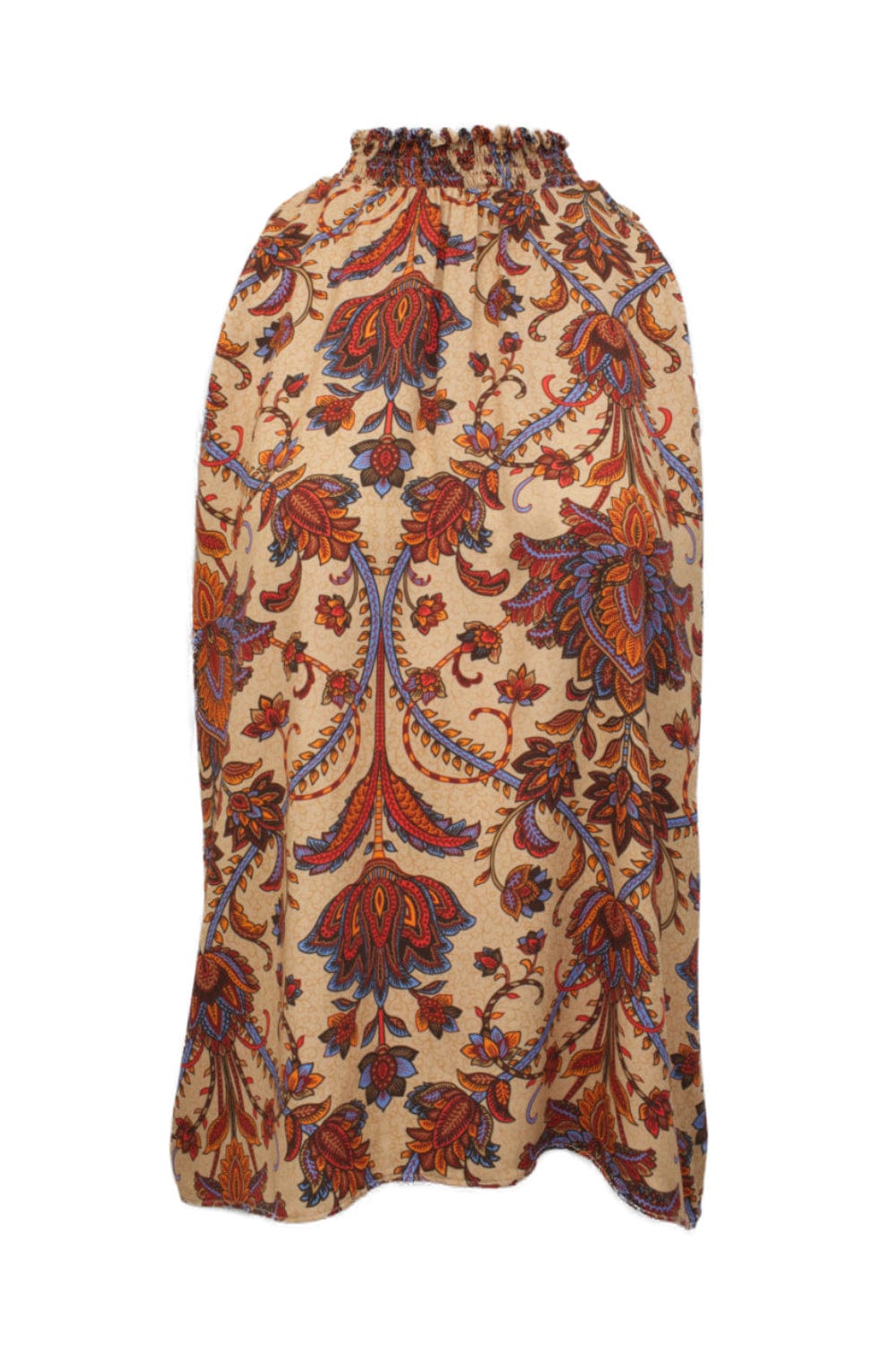 Canal Concept - Blusa sem Manga Gola Alta Estampada