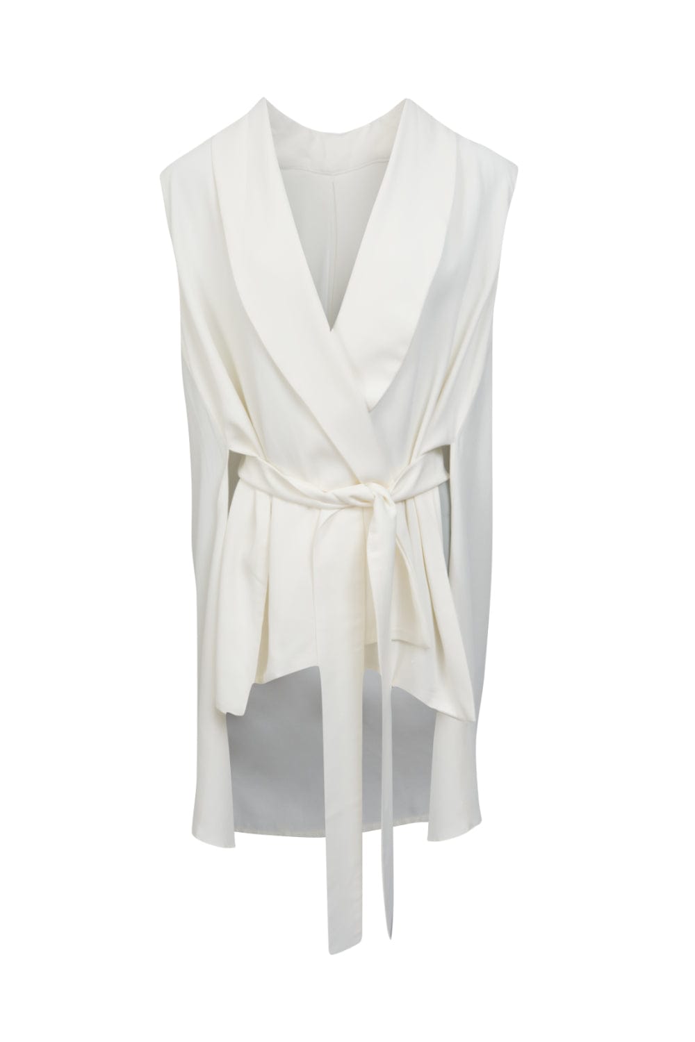 Lenny Niemeyer - Kimono sem Manga com Faixa Off White