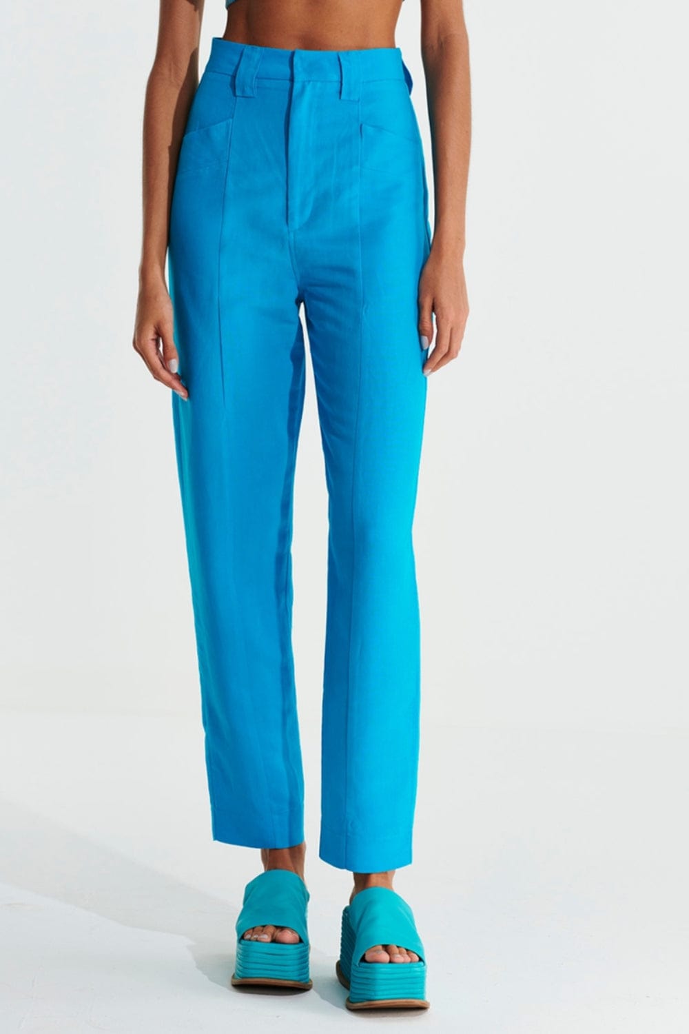 L'Cecci - Calça Alfaiataria Azul