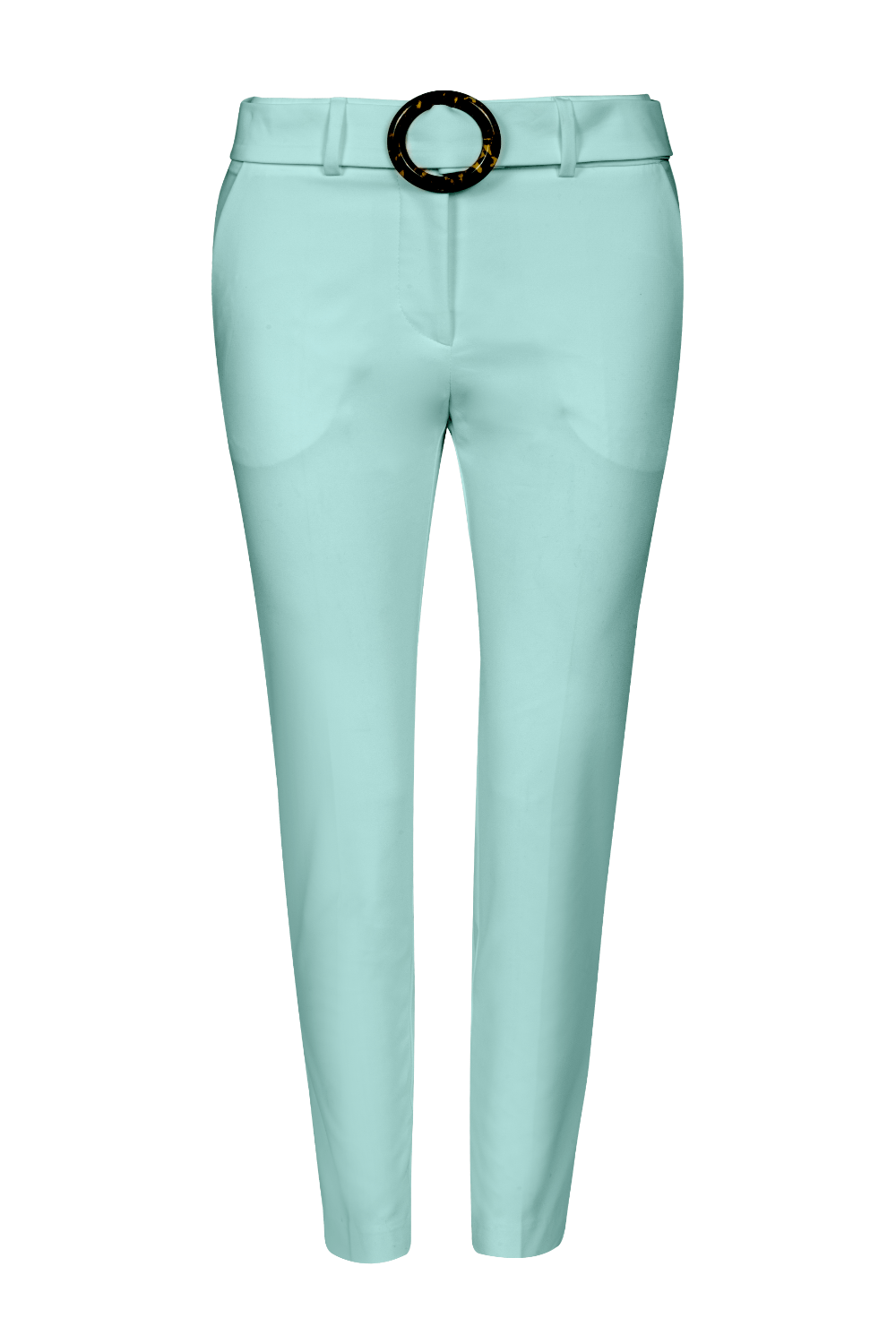 Access - Calça Alfaiataria com Cinto Azul Claro