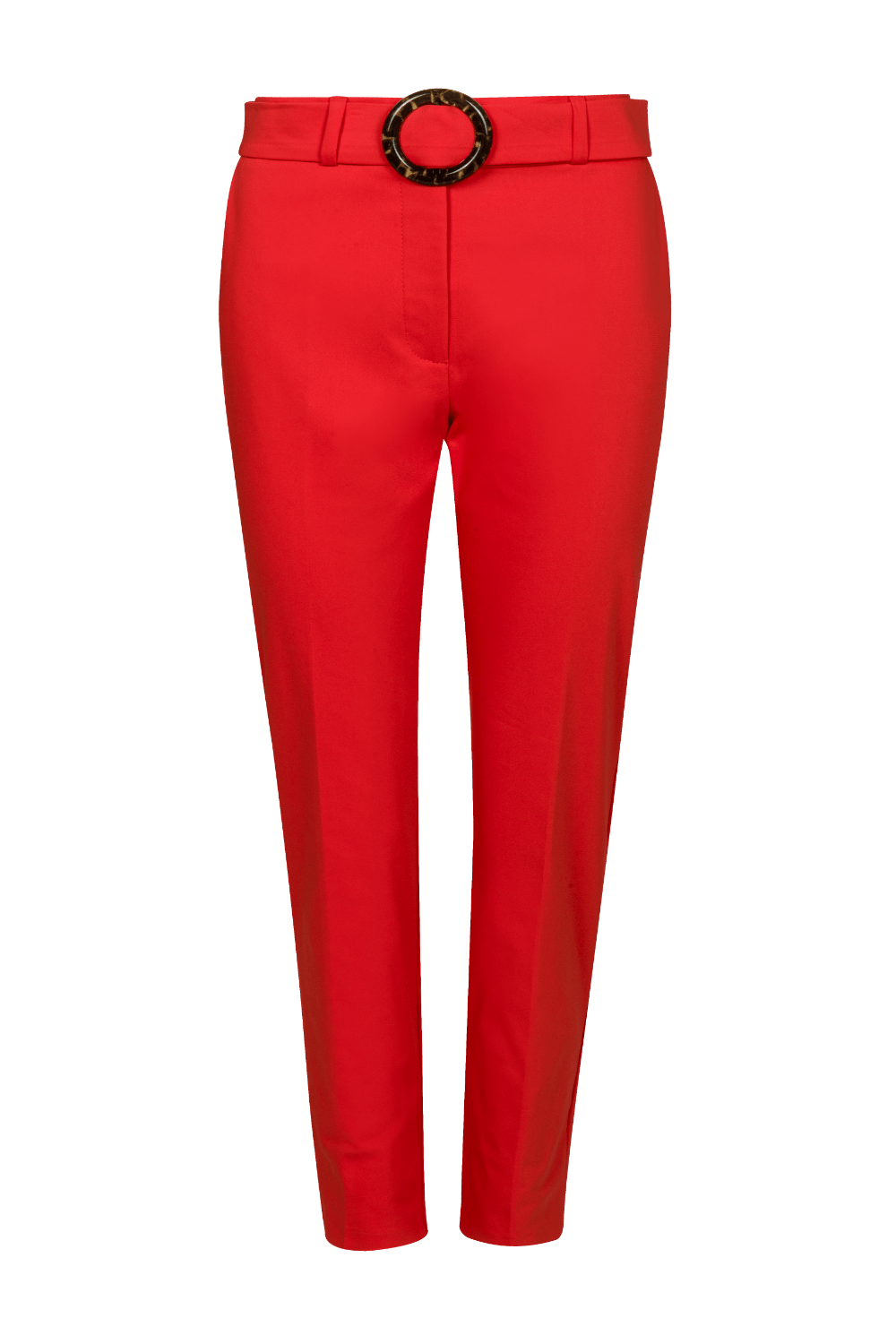 Access - Calça Alfaiataria com Cinto Vermelho