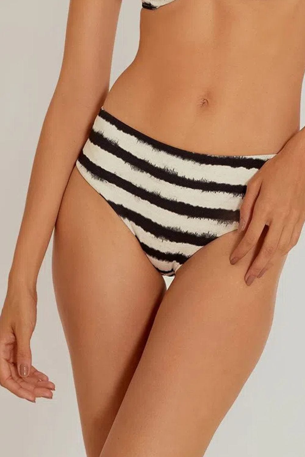 Lenny Niemeyer - Calça Alta Básica Patan Preto e Branco