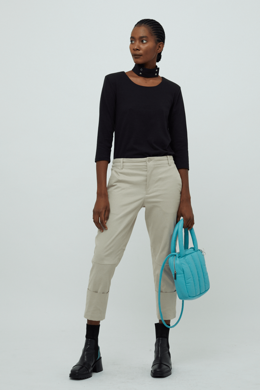 Glória Coelho - Calça de Algodão Lilian Pacce