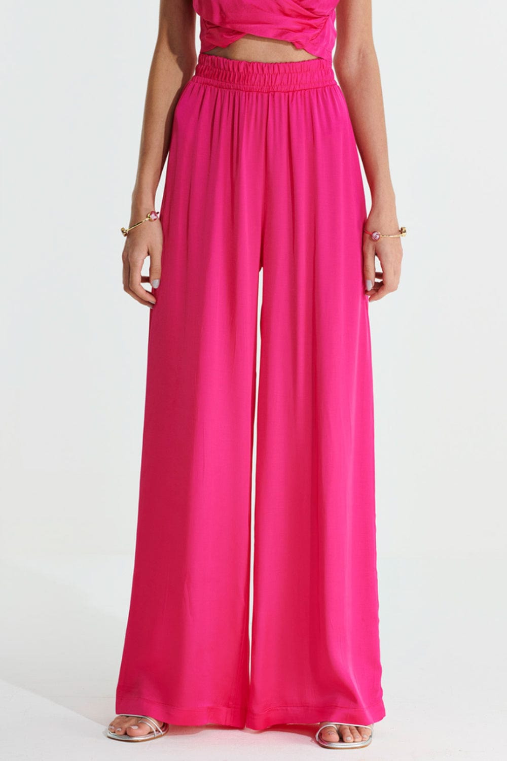 L'Cecci - Calça Pantalona Rosa