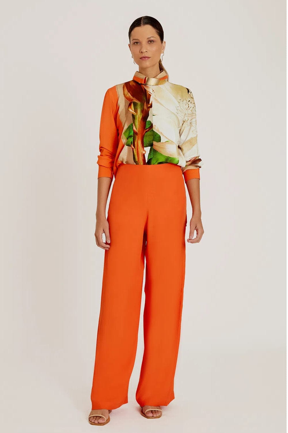 Lenny Niemeyer - Calça Pantalona Cós Inteiro Kinkan