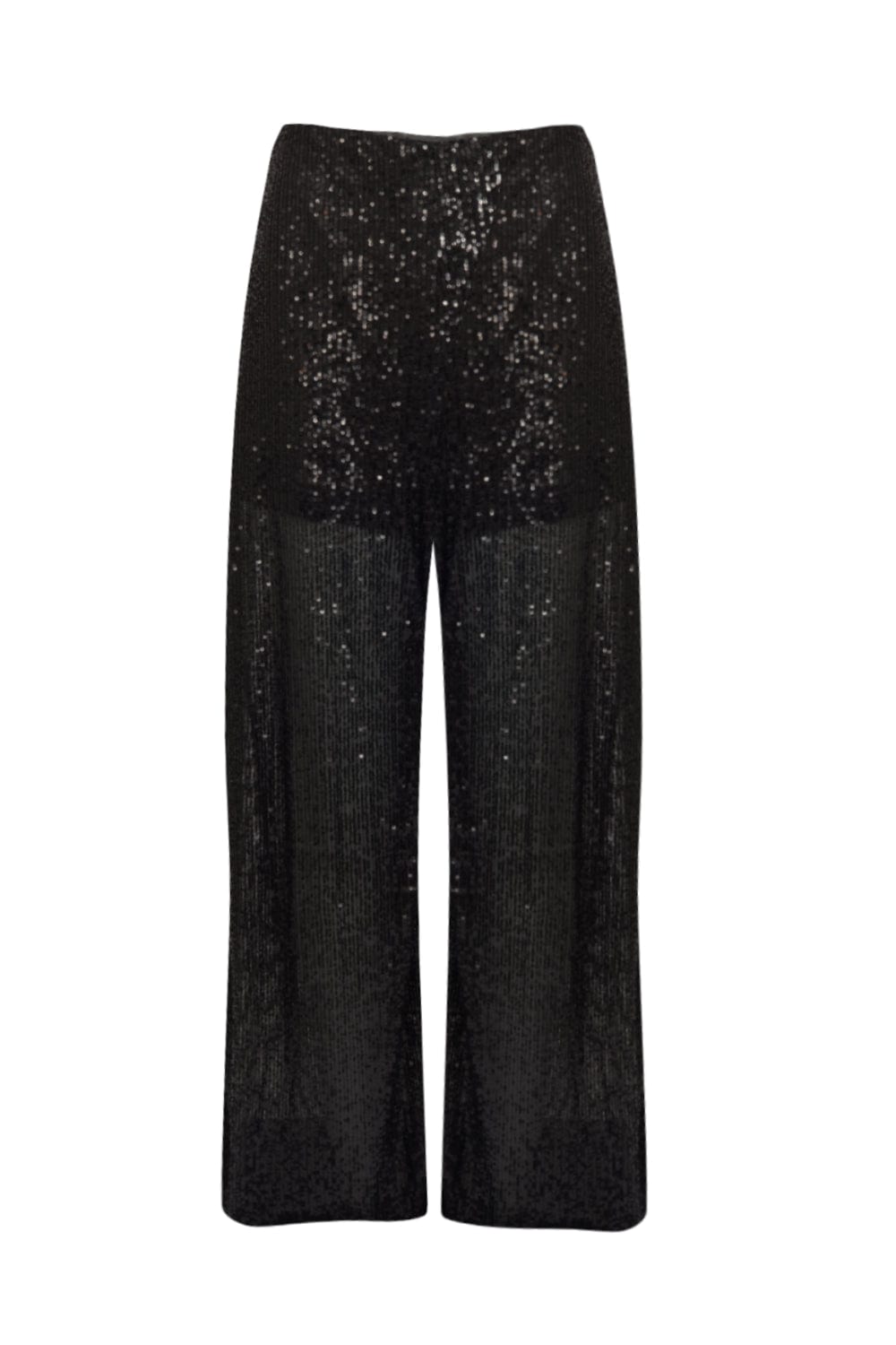 Dolps - Calça Reta Berta Paetês Preto