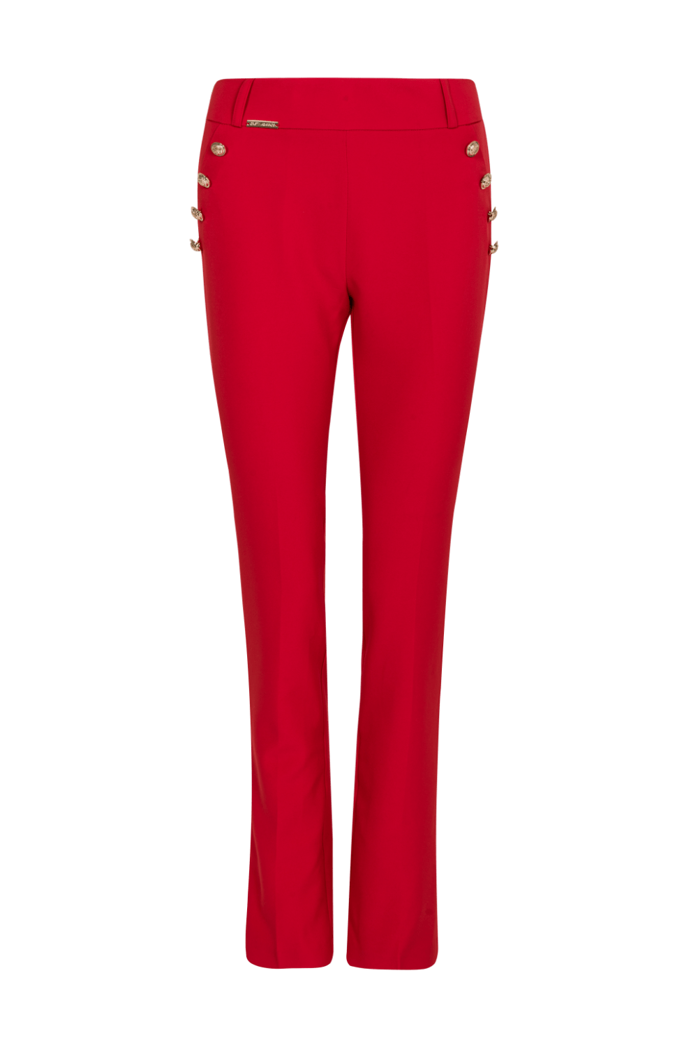 Cristina Barros - Calça com Botões Dourados Frontais