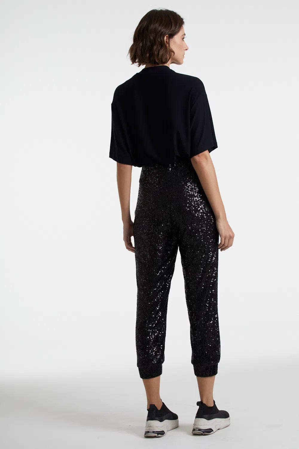 Canal - Calça em Paetês com Cós Largo