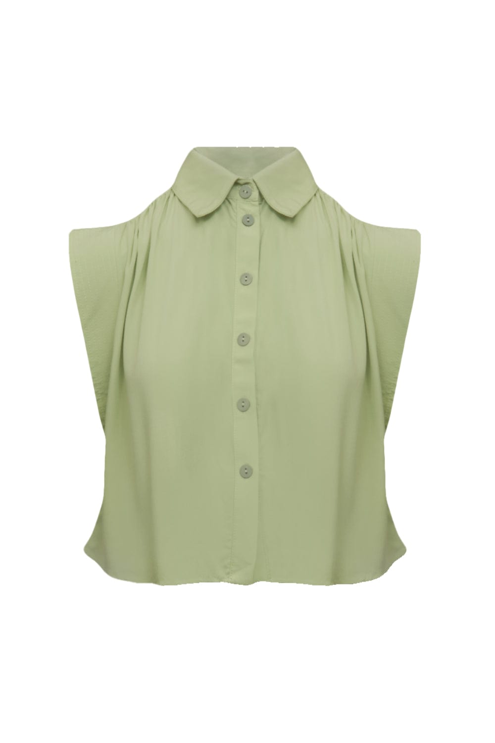 Romaria - Camisa Cropped com Decote nas Costas