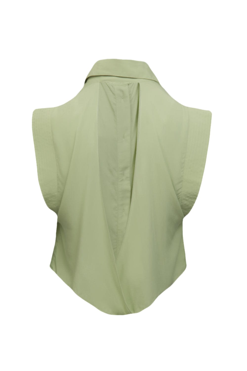 Romaria - Camisa Cropped com Decote nas Costas