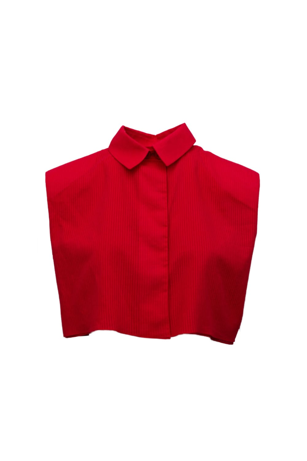 Glória Coelho - Camisa Cropped de Ombreira