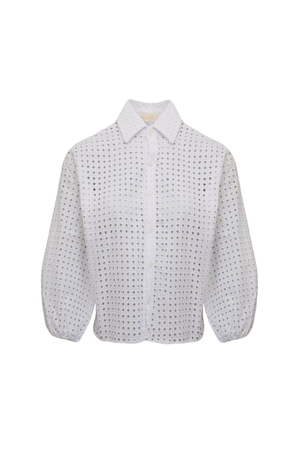 Viviane Furrier - Camisa Manga 3/4 Box em Laise