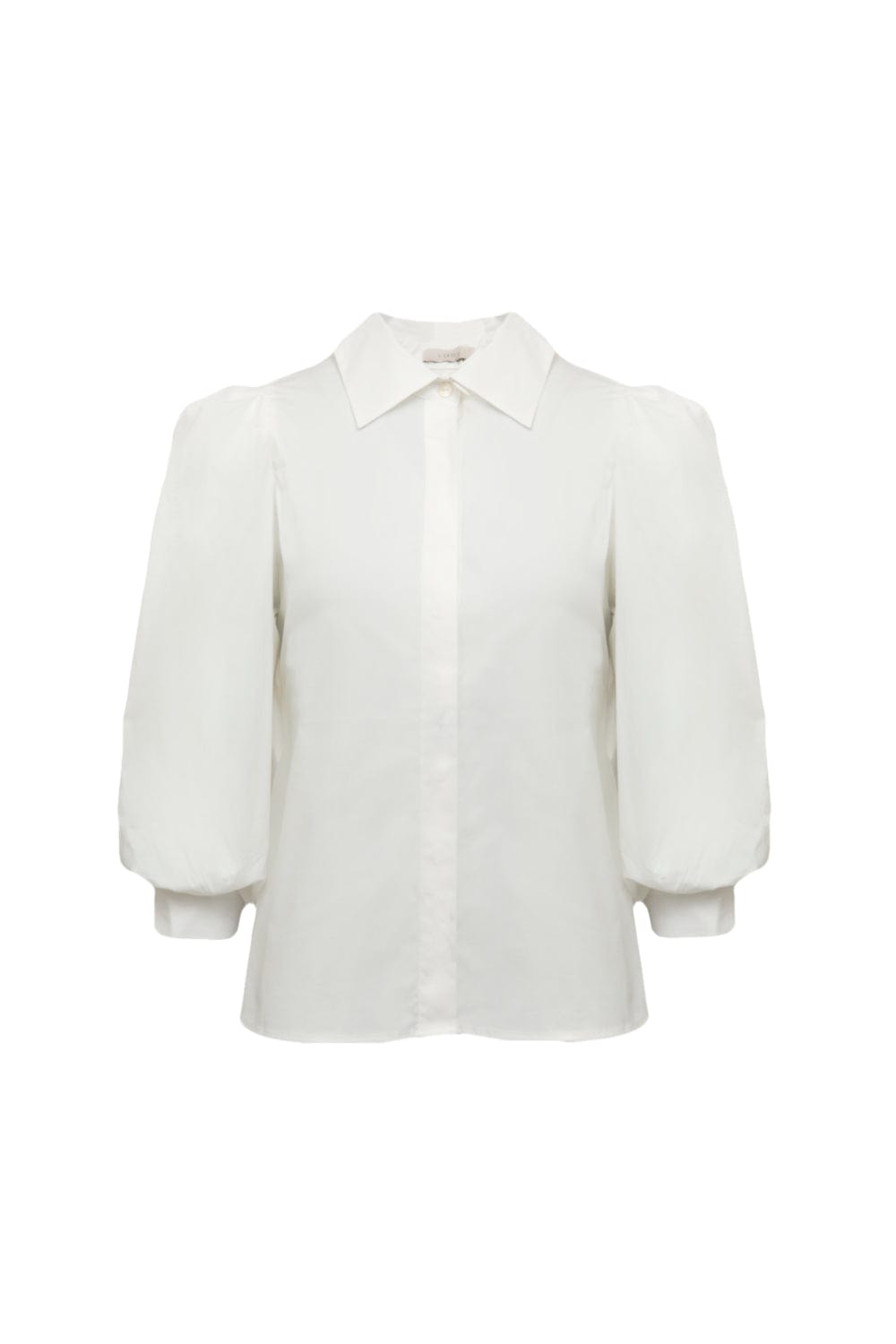 L'Cecci - Camisa Manga Longa Bufante Off White