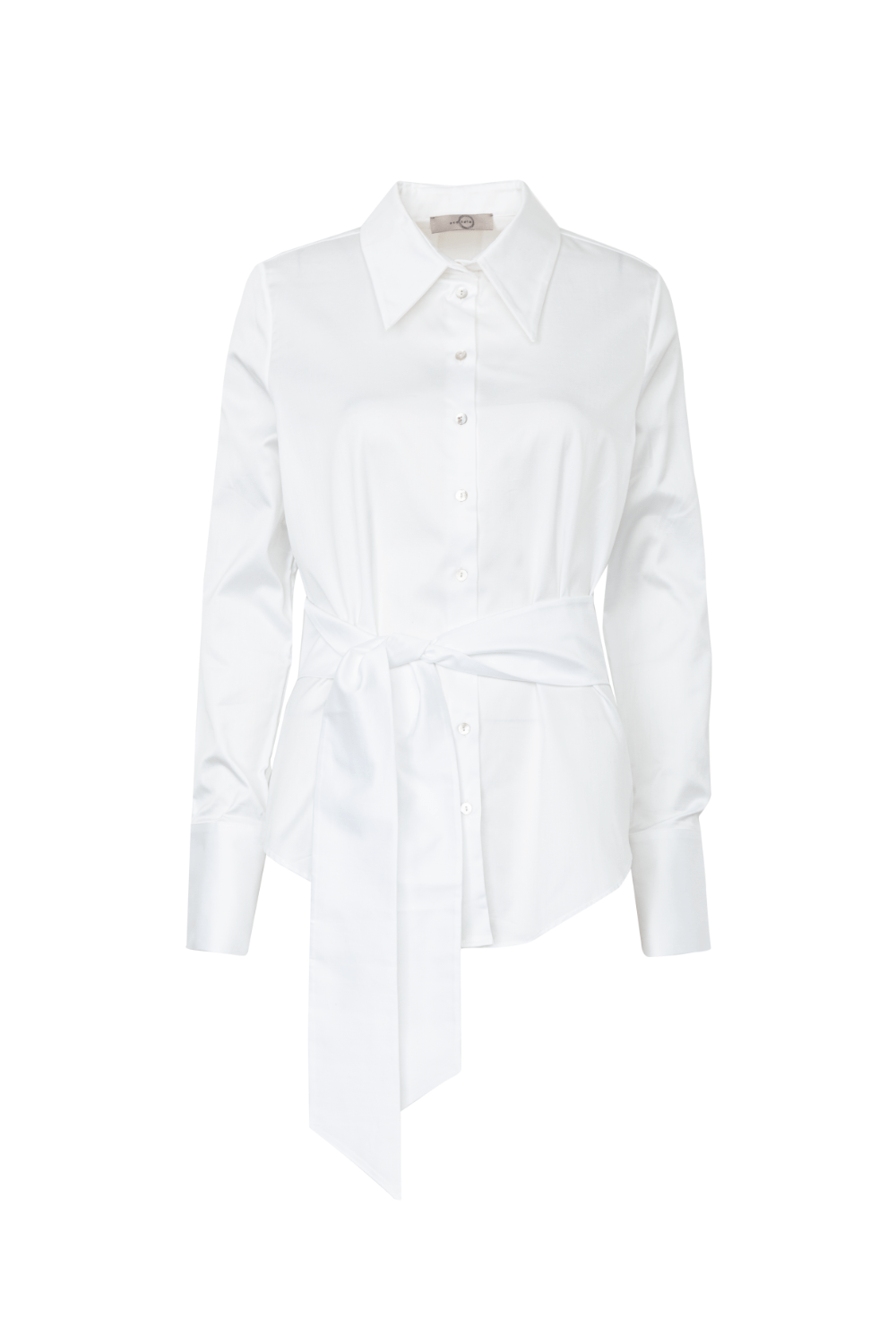 AndTate - Camisa Manga Longa com Faixa Branco