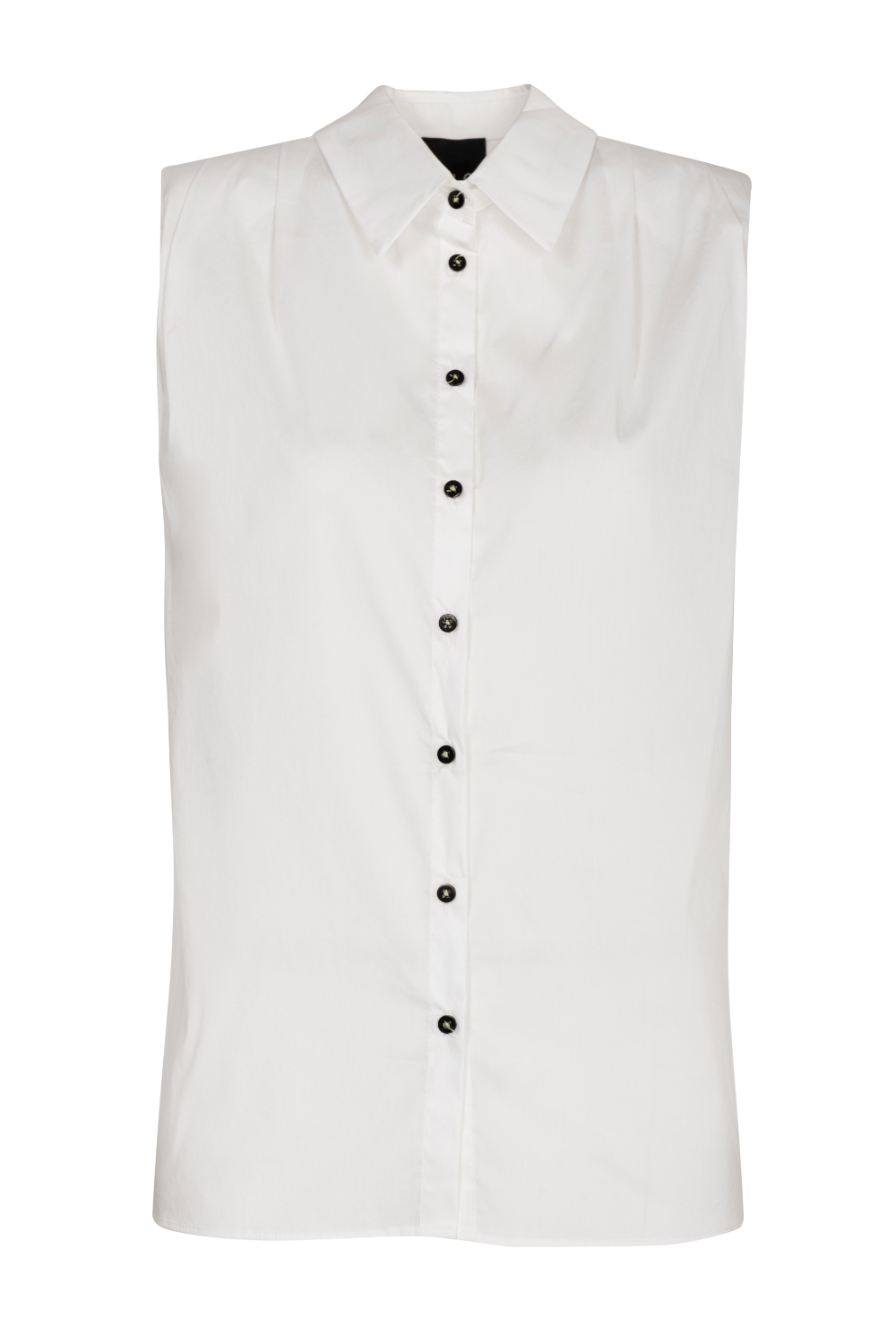 Eight - Camisa sem Manga com Ombreiras Branco