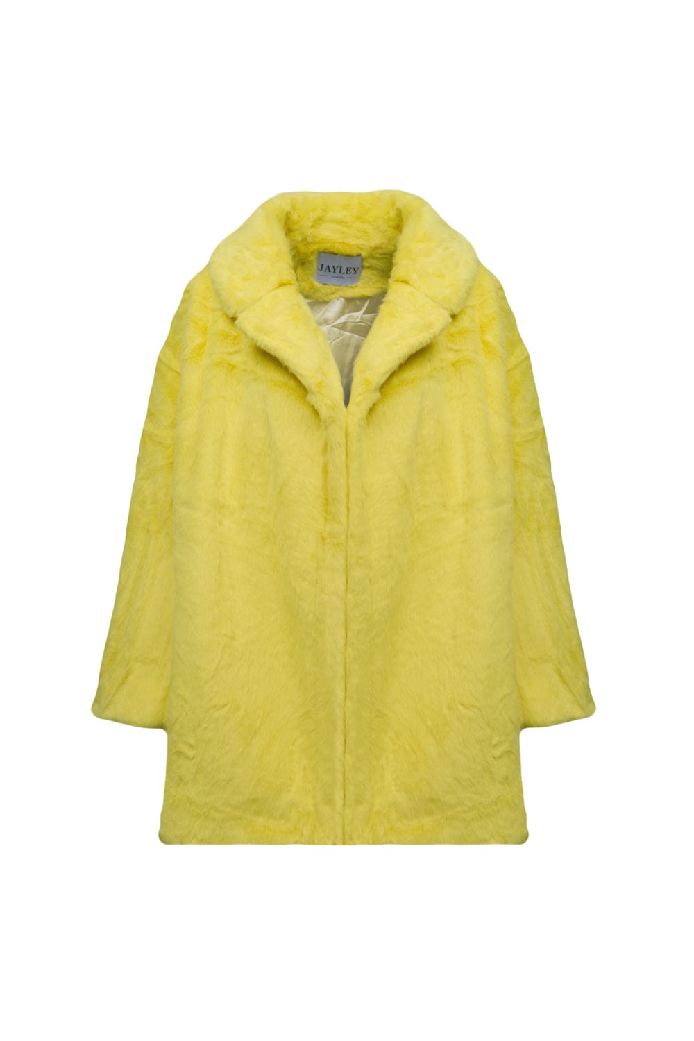 Jayley - Casaco Pêlo Sintético Duchess Amarelo