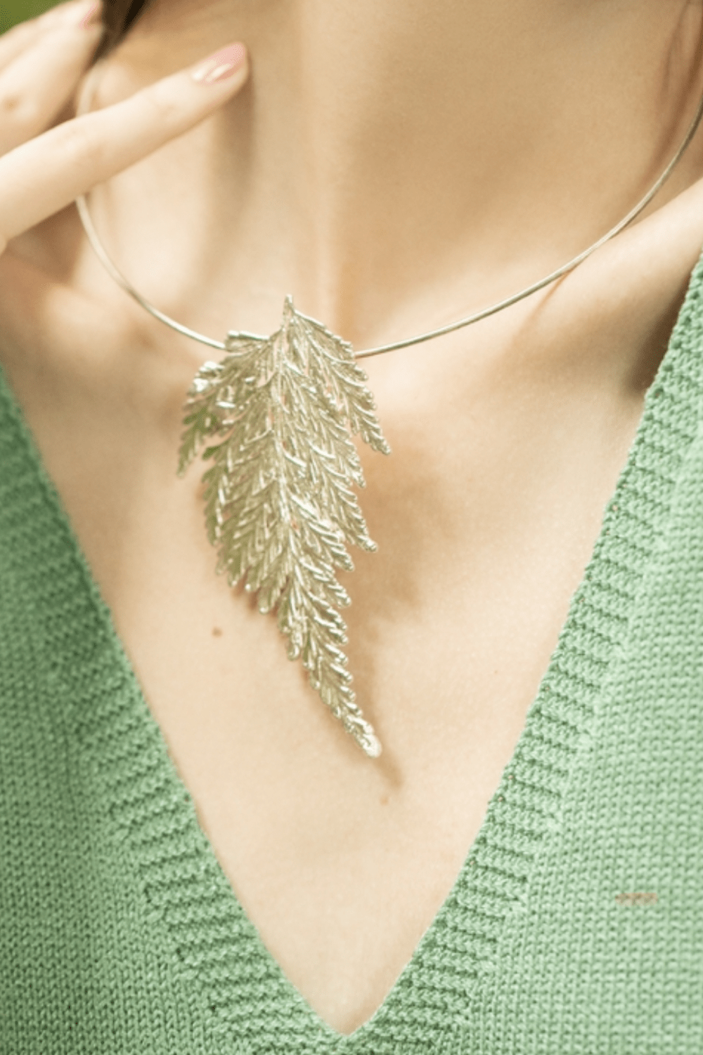 Verde Jóias - Colar de Avenca