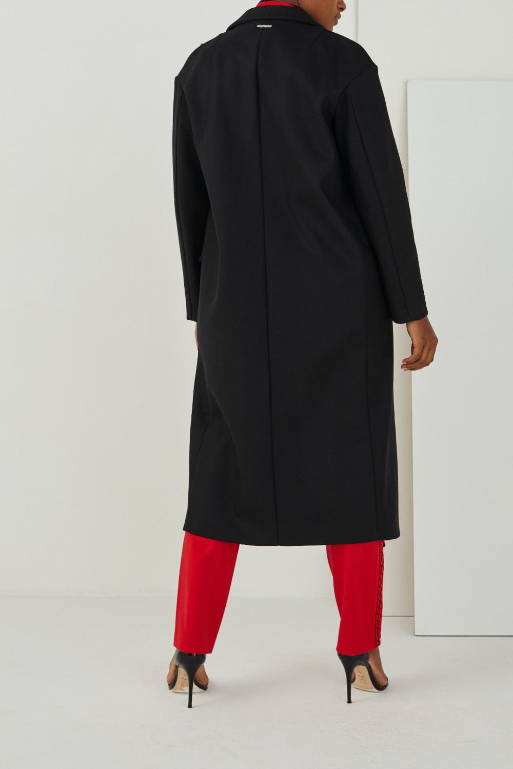 Oblique Creations - Sobretudo 7/8 Longo Bicolor