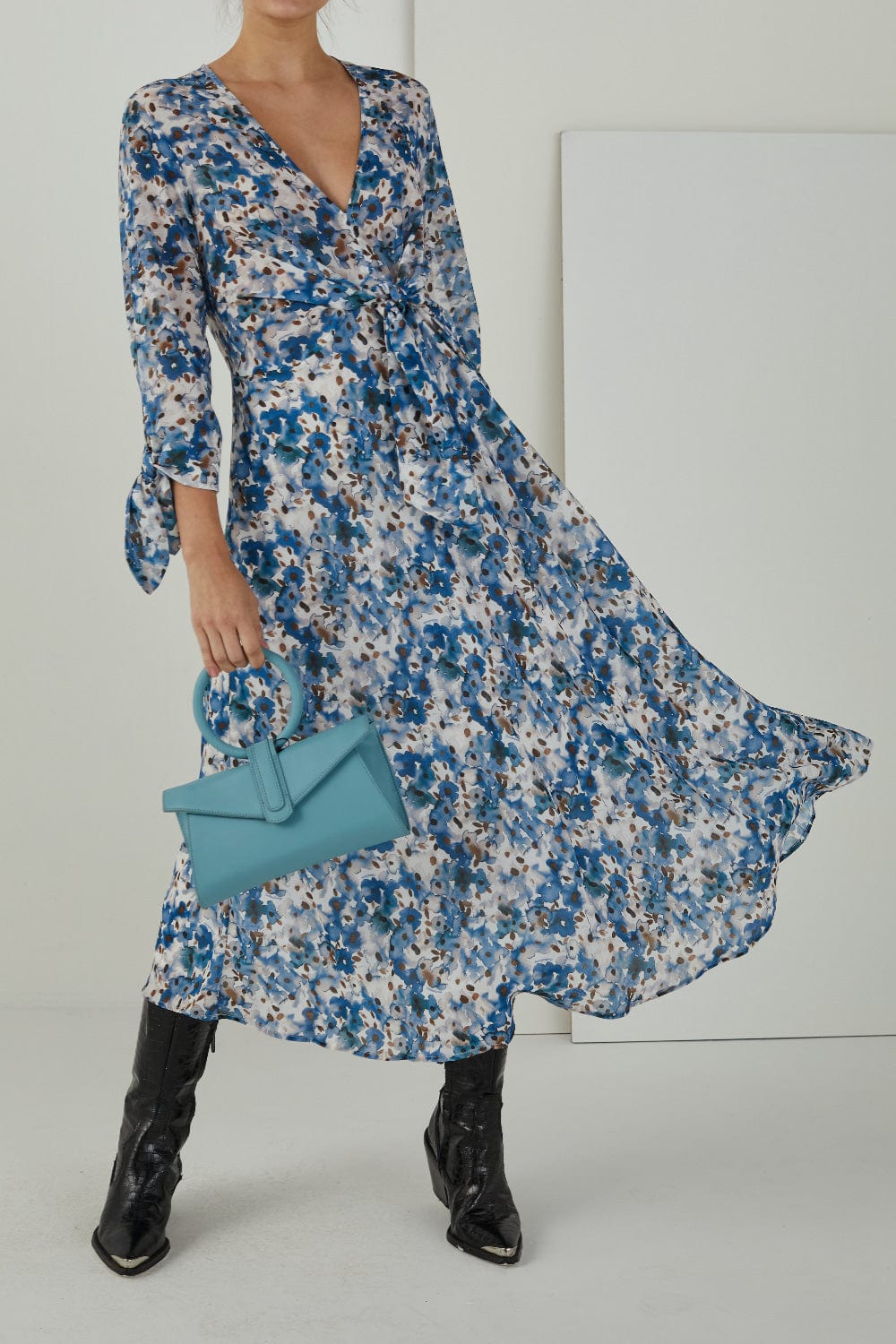 Cristina Barros - Vestido Midi Estampado