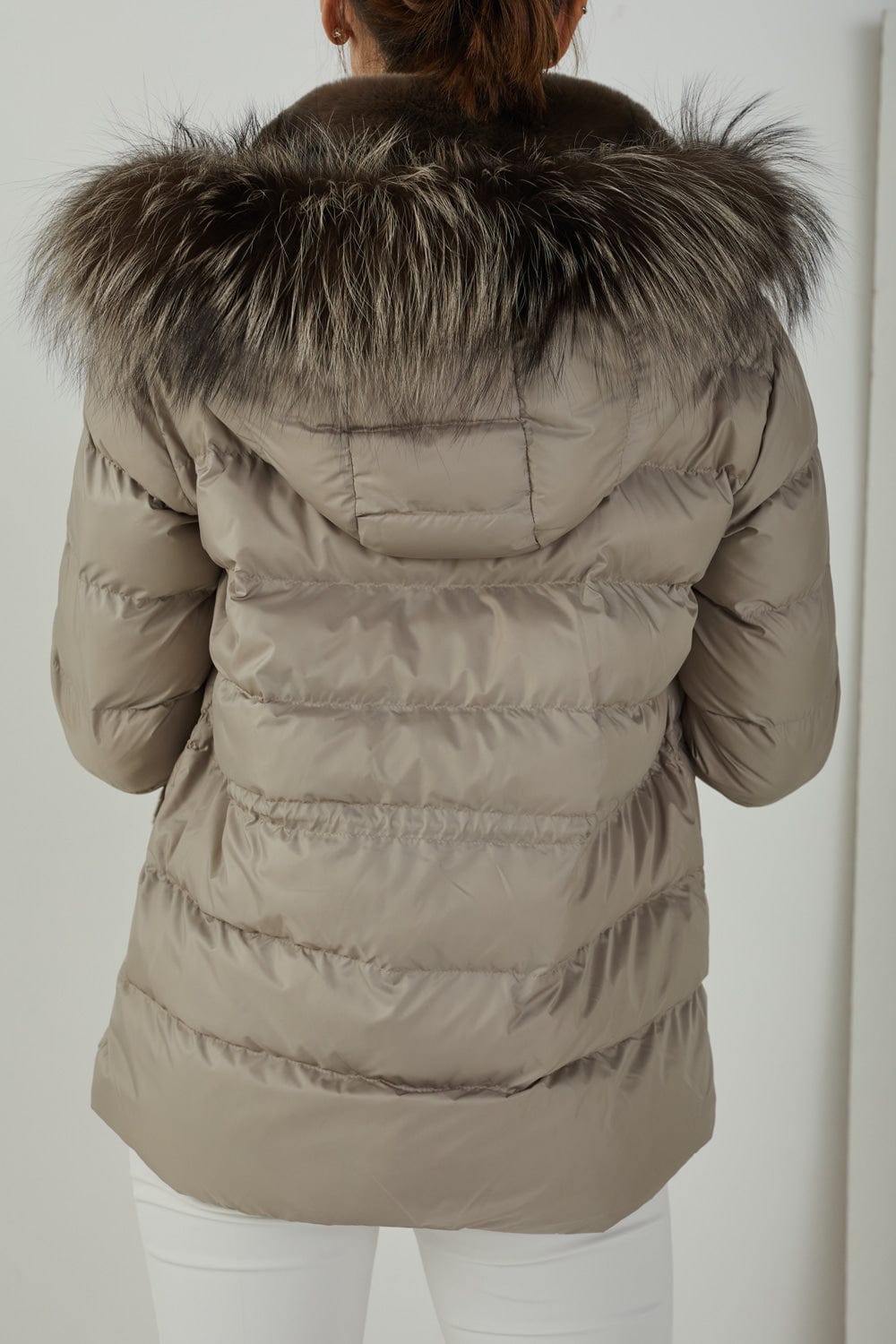 Lou Andrea - Casaco com Capuz Bege