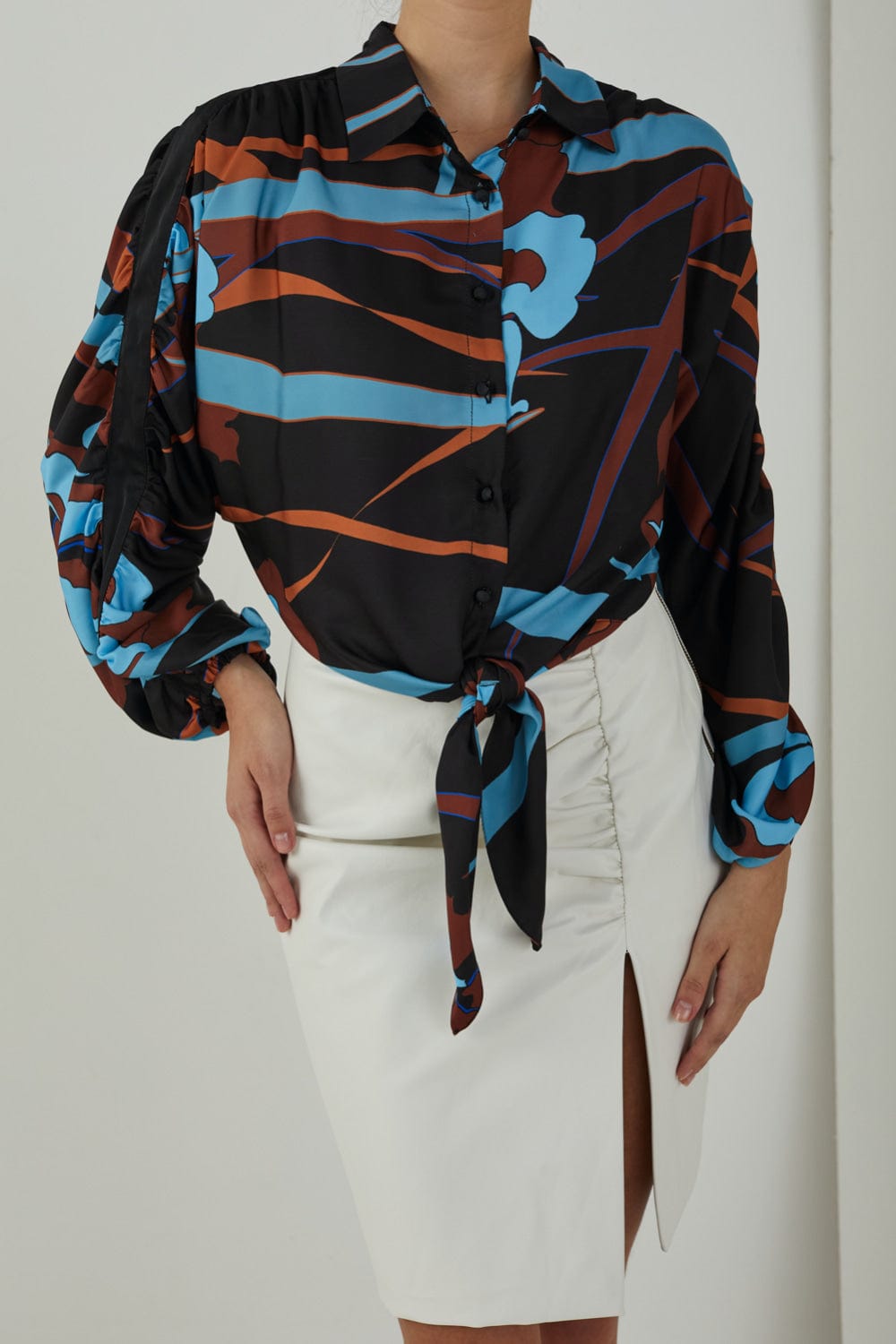 Access - Camisa Cropped com Amarração Frontal